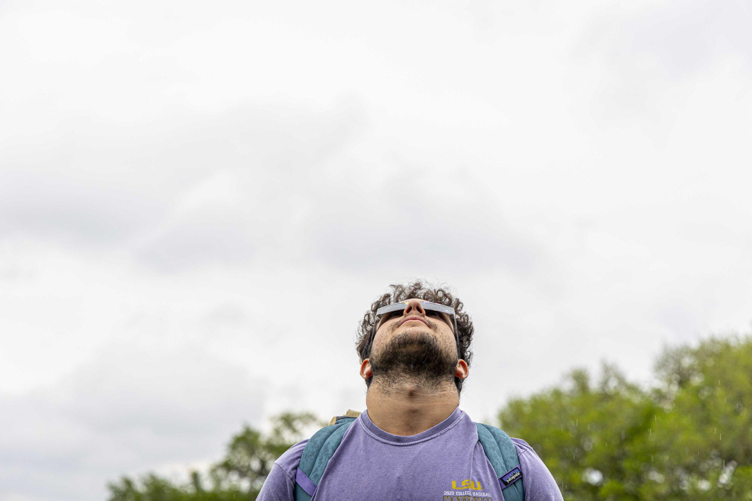 PHOTOS: LSU students gather on the Parade Ground for the 2024 solar eclipse