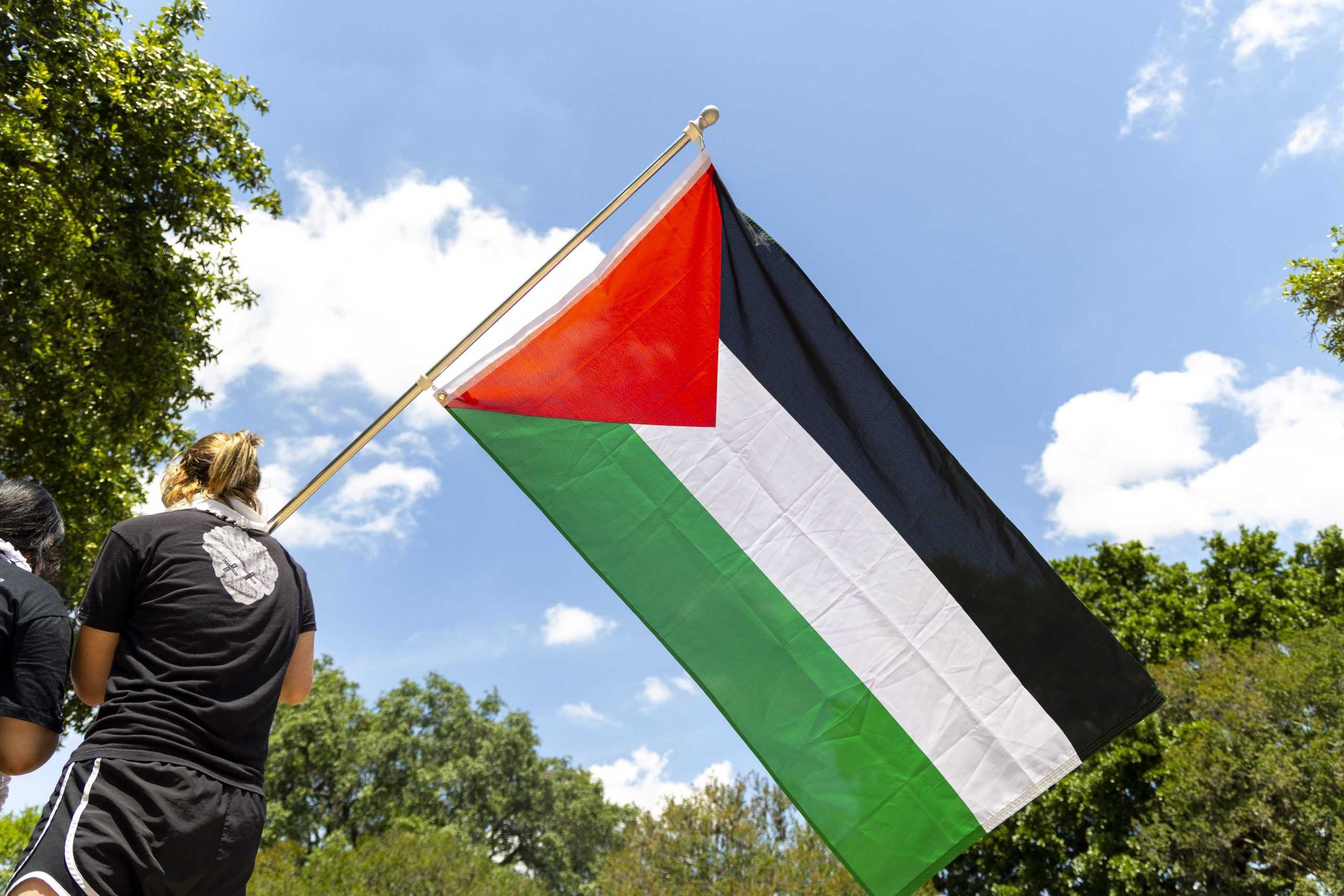 PHOTOS: LSU students hold Die-in for Gaza protest on Student Union steps