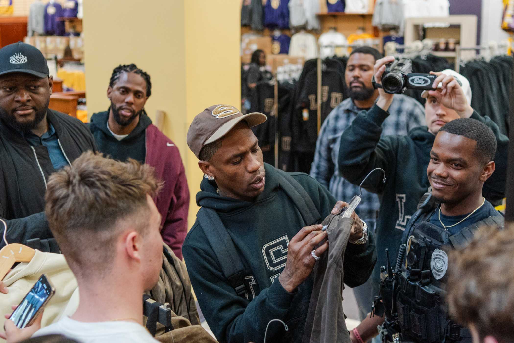 PHOTOS: Travis Scott comes to LSU, launches clothing brand at Bookstore