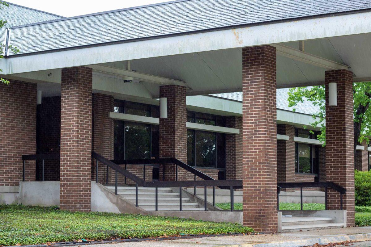 The university administration building sits on Friday, April 7, 2023, on West Lakeshore Dr in Baton Rouge, La.