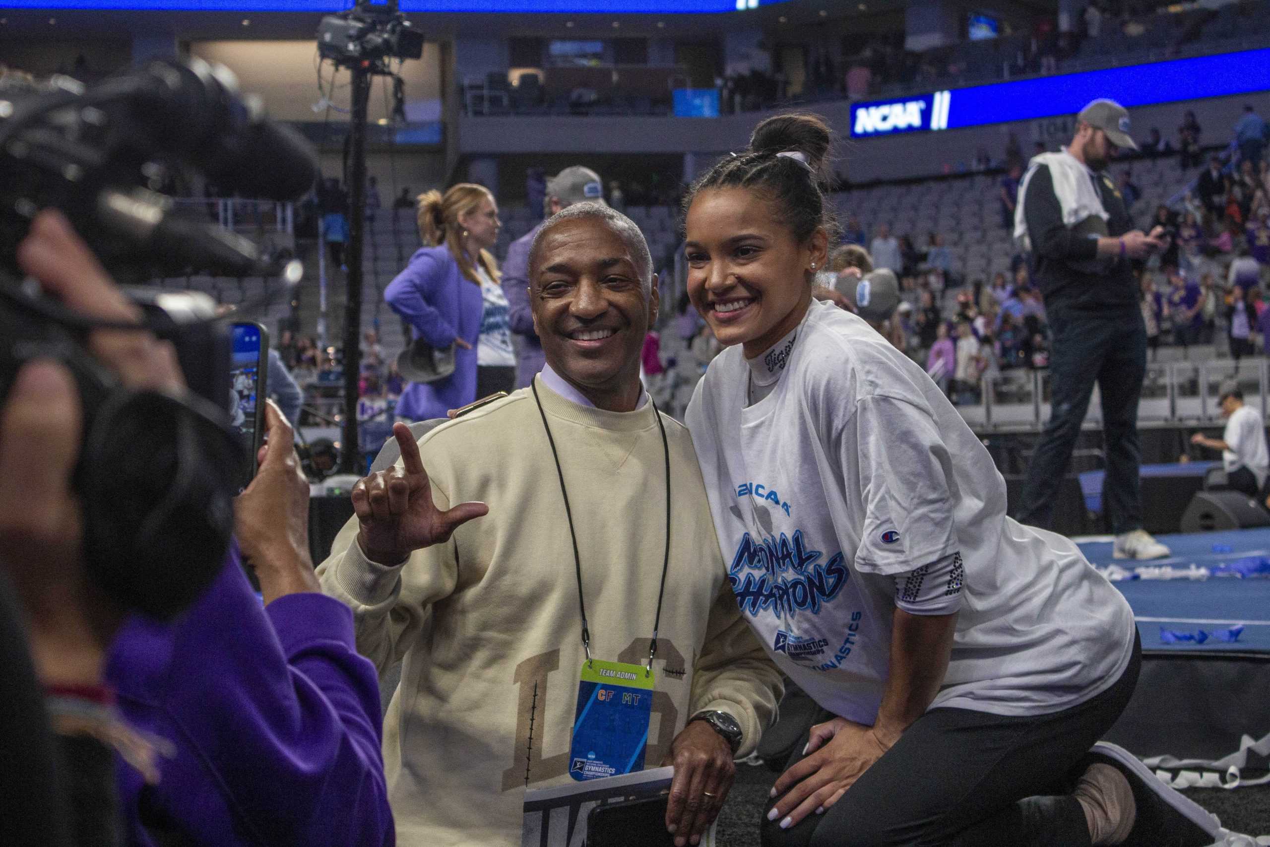 PHOTOS: LSU gymnastics claims its first NCAA Championship title with a score of 198.2250