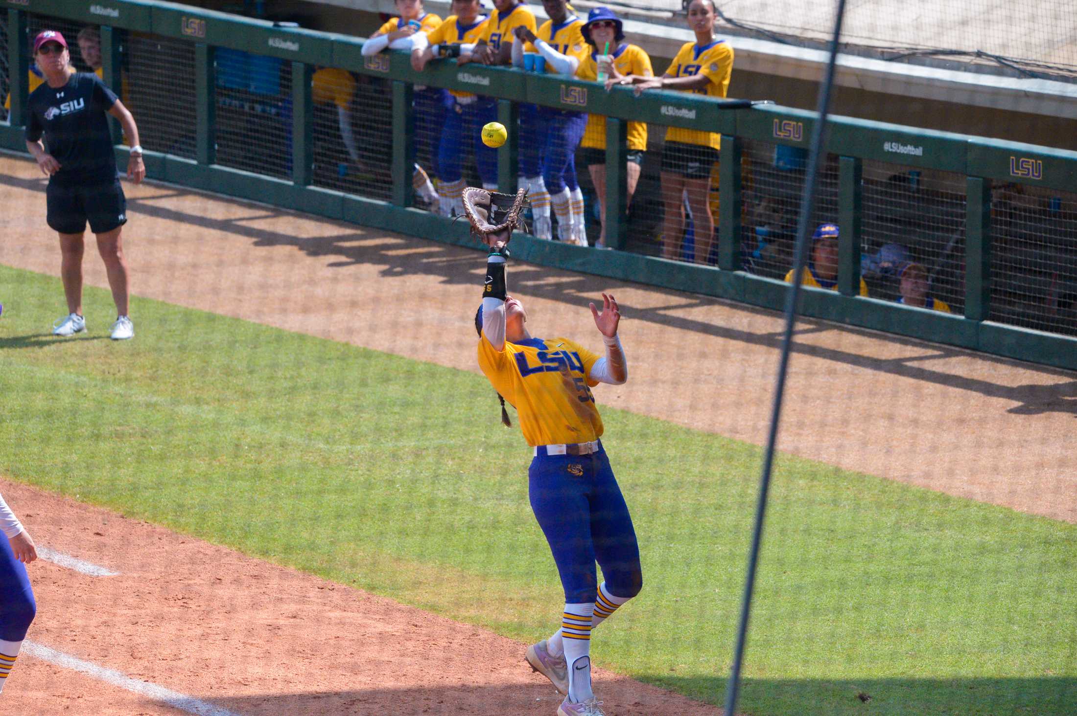 PHOTOS: LSU softball wins 9-0 against Southern Illinois University in Baton Rouge regional tournament