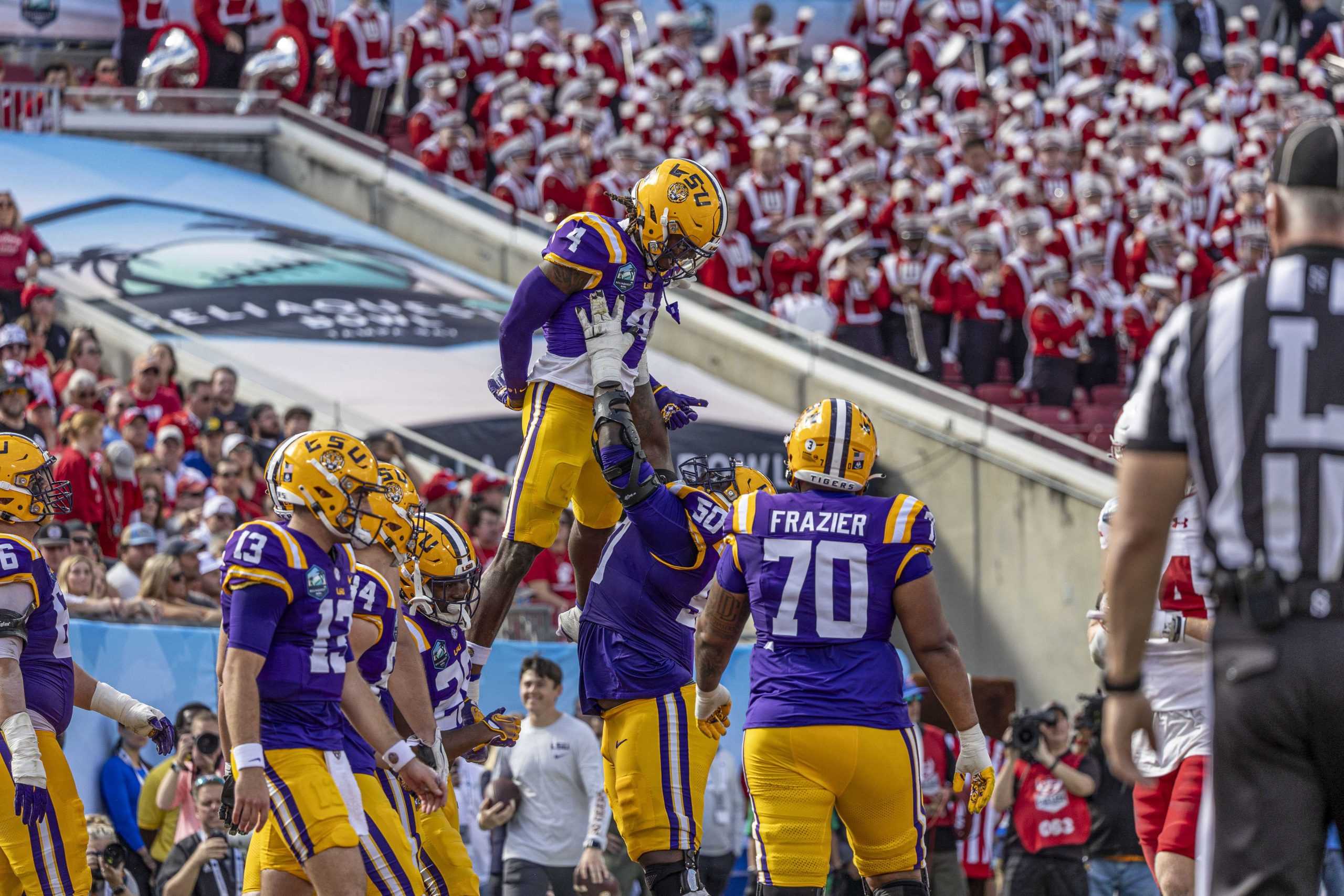 PHOTOS: LSU football defeats Wisconsin 35-31 in ReliaQuest Bowl