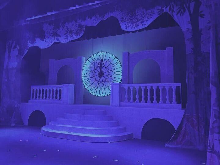 A set piece from Theatre Baton Rouge's production of "Cinderella" sits on July 9, 2024.