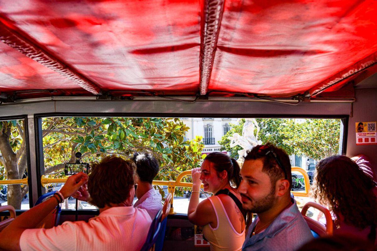 LSU mass communication students take a bus tour to explore Marseille, France on Monday July 22, 2024.