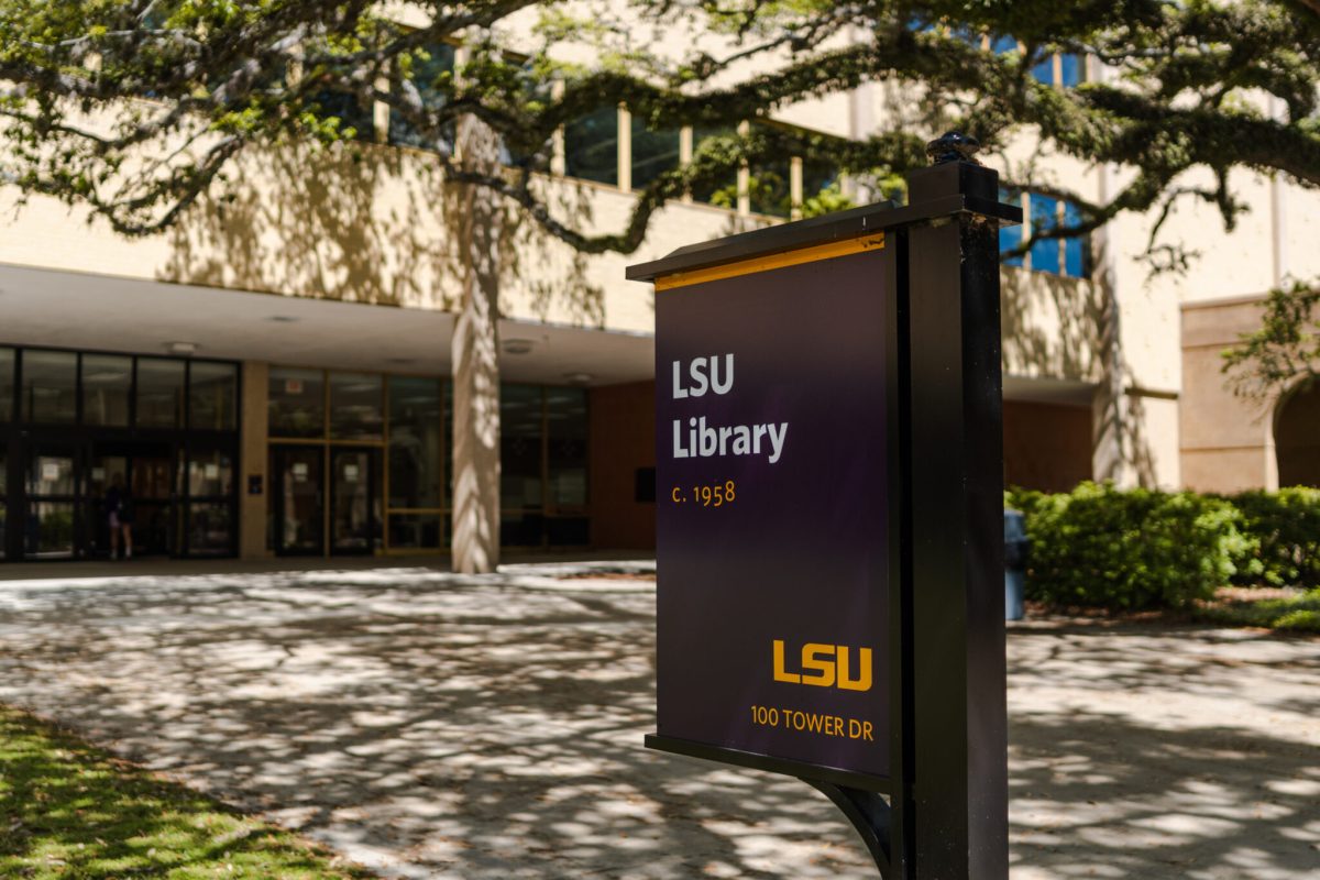 The LSU Library sits in the middle of campus on Monday, March 20, 2023, in Baton Rouge, La.