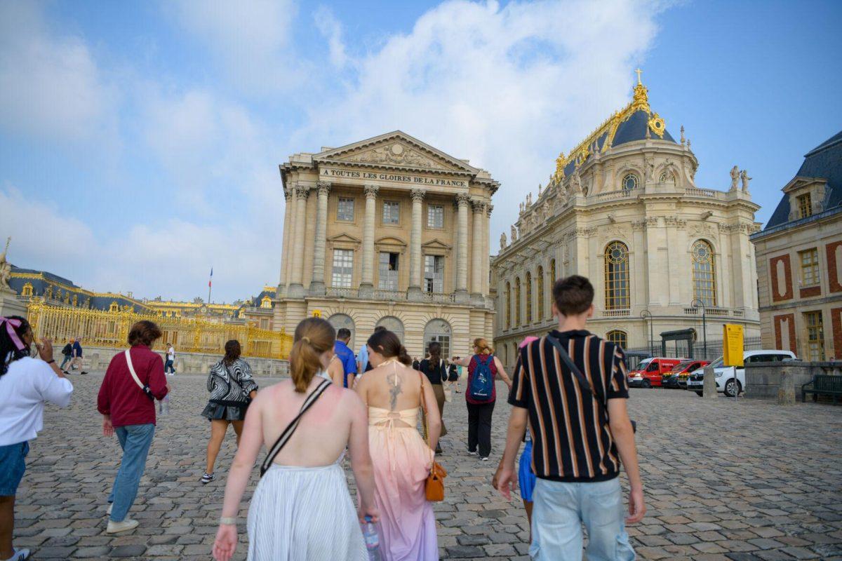 LSU mass communication students take a tour of Versailles Palace in Versailles, France on Friday, August 2, 2024.