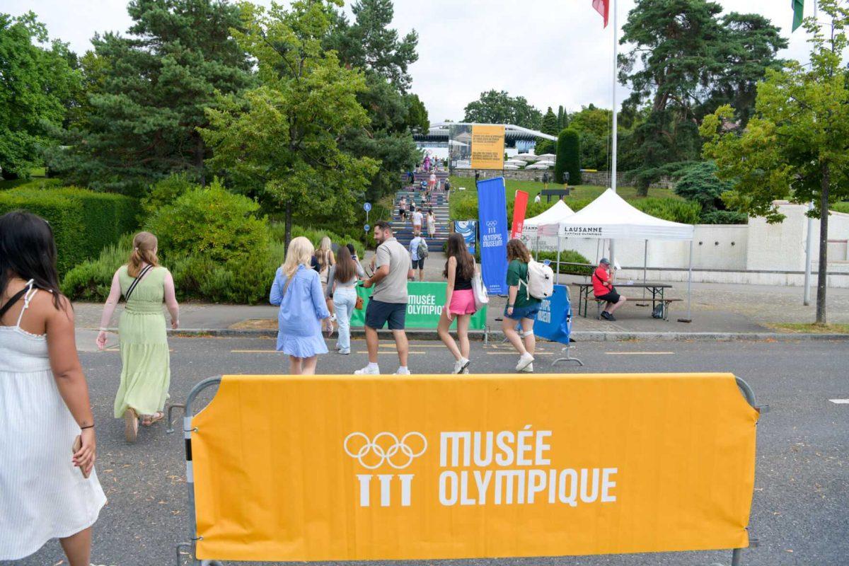 LSU mass communication students visit the Olympic Museum in Lausanne, Switzerland on Sunday, July 28, 2024.