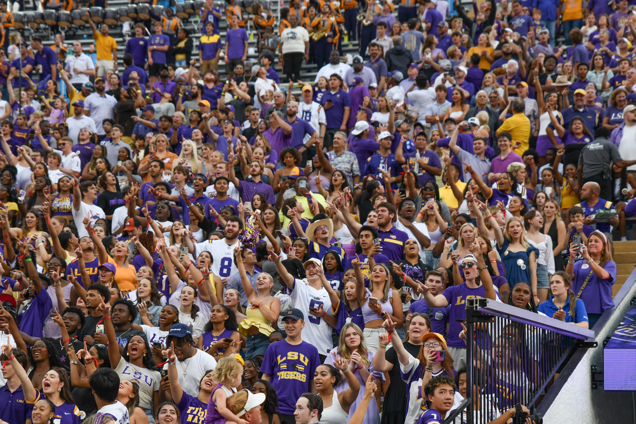 PHOTOS: LSU football defeats Nicholls 44-21