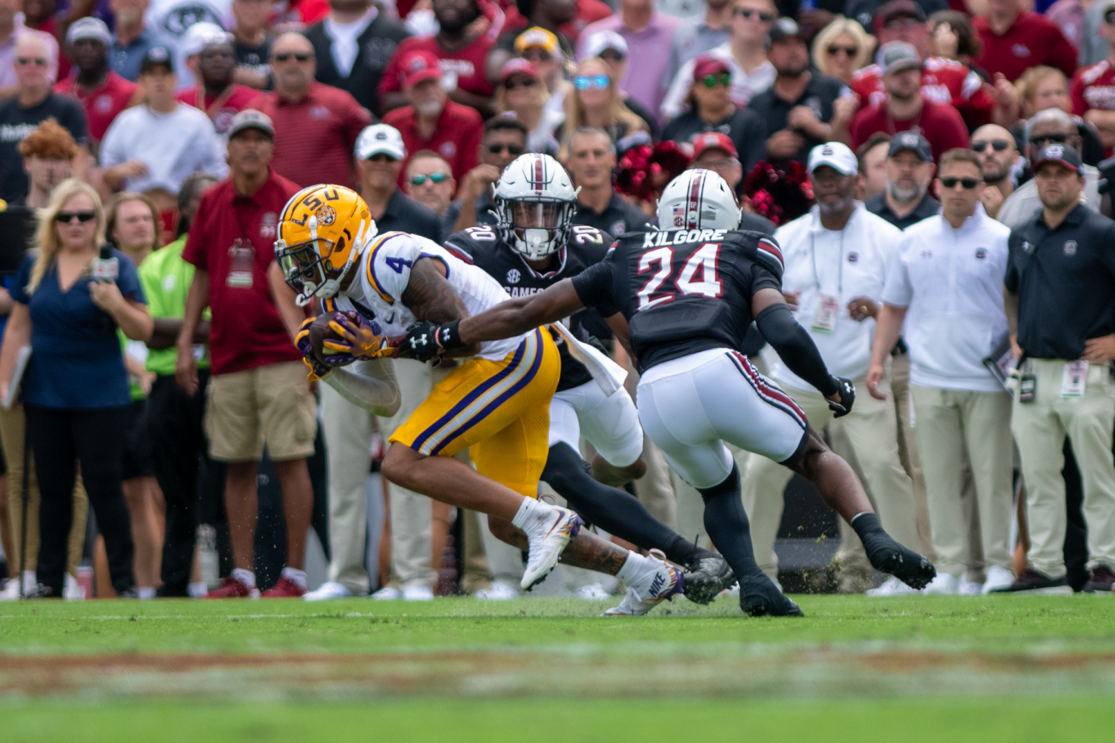 PHOTOS: LSU football beats South Carolina 36-33 on the road