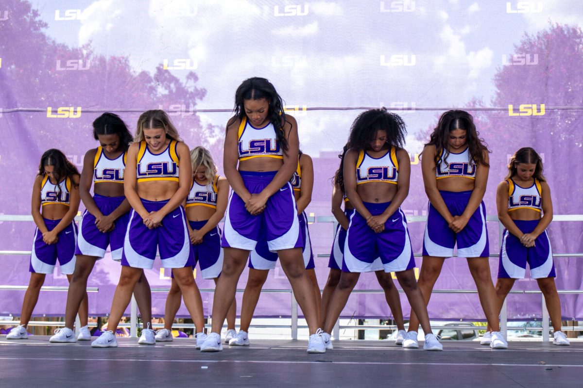 LSU tiger girls dance team performs at Fall Fest Friday Sept. 20th, 2024, in Baton Rouge, La.