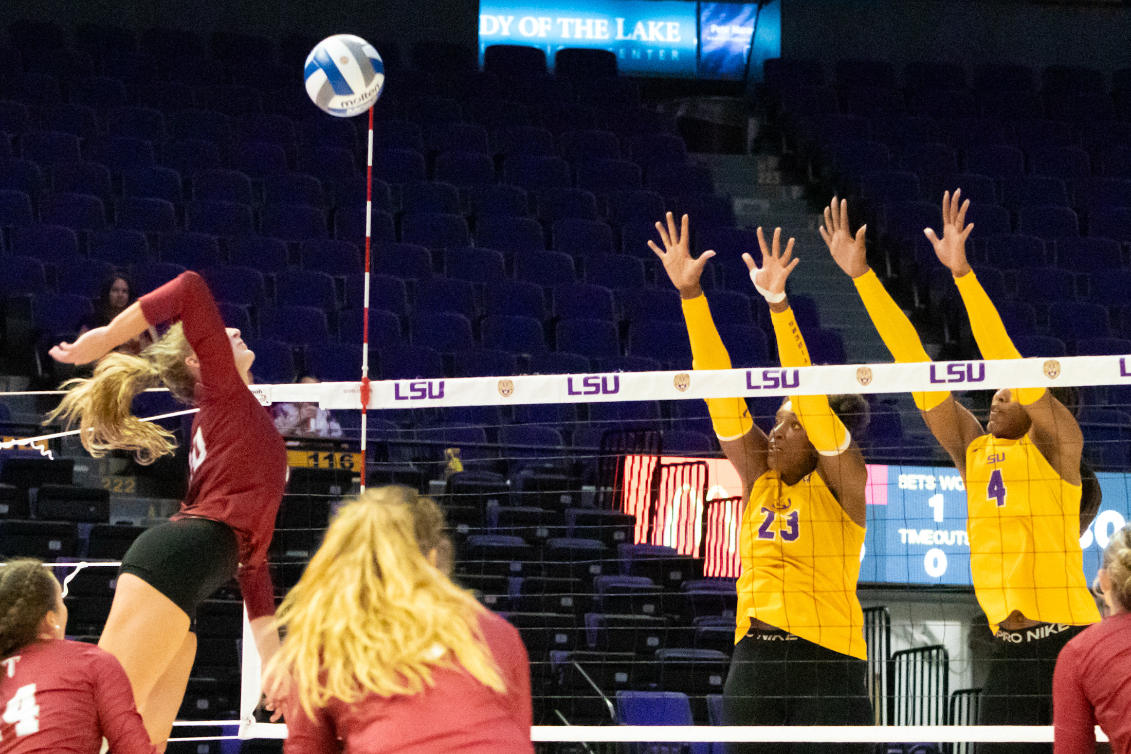 PHOTOS: LSU volleyball falls to Troy 3-2