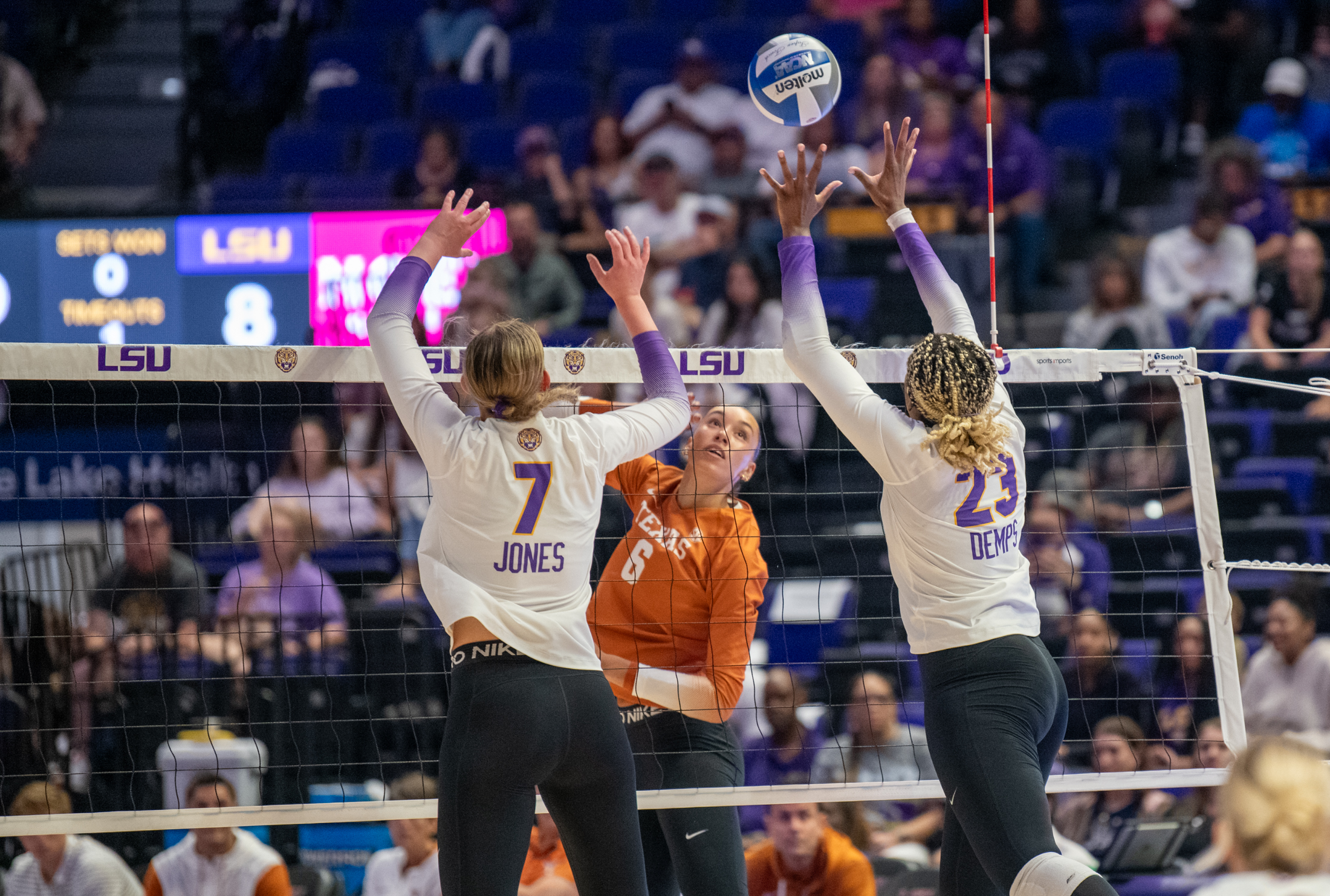 PHOTOS: LSU volleyball falls to Texas 3-0