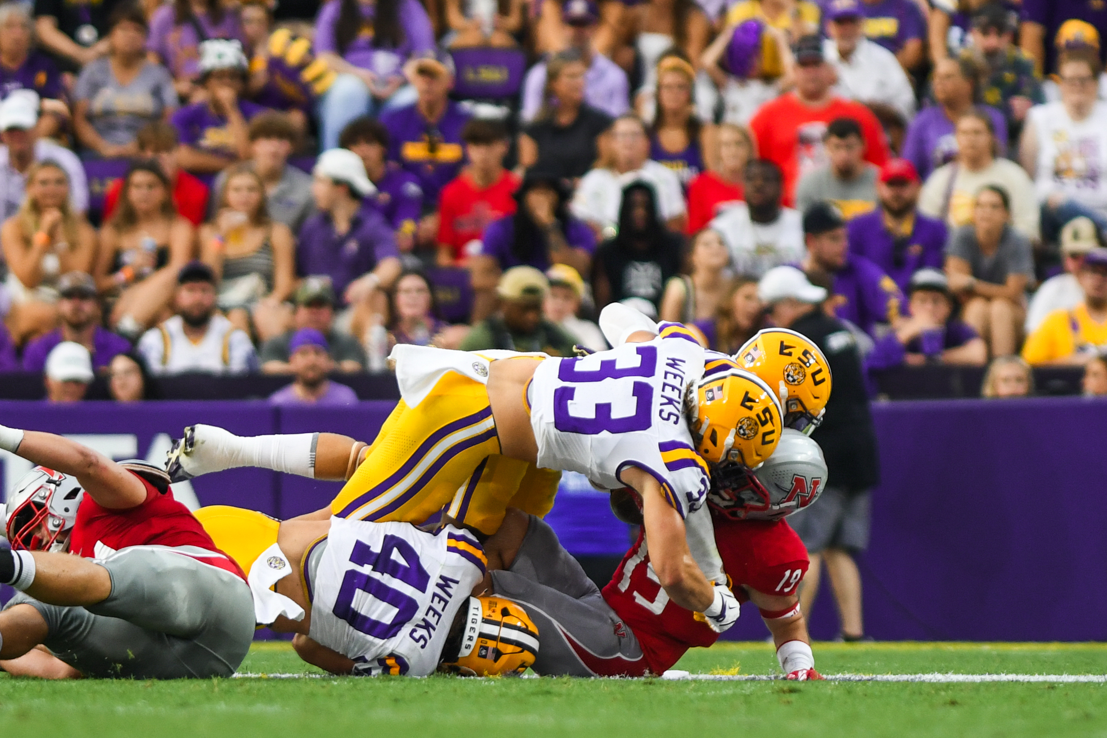 PHOTOS: LSU football defeats Nicholls 44-21