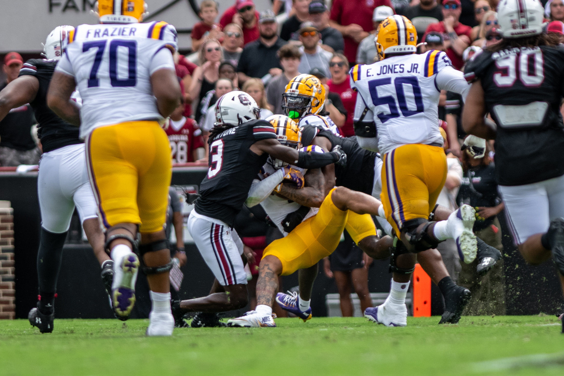 PHOTOS: LSU football beats South Carolina 36-33 on the road