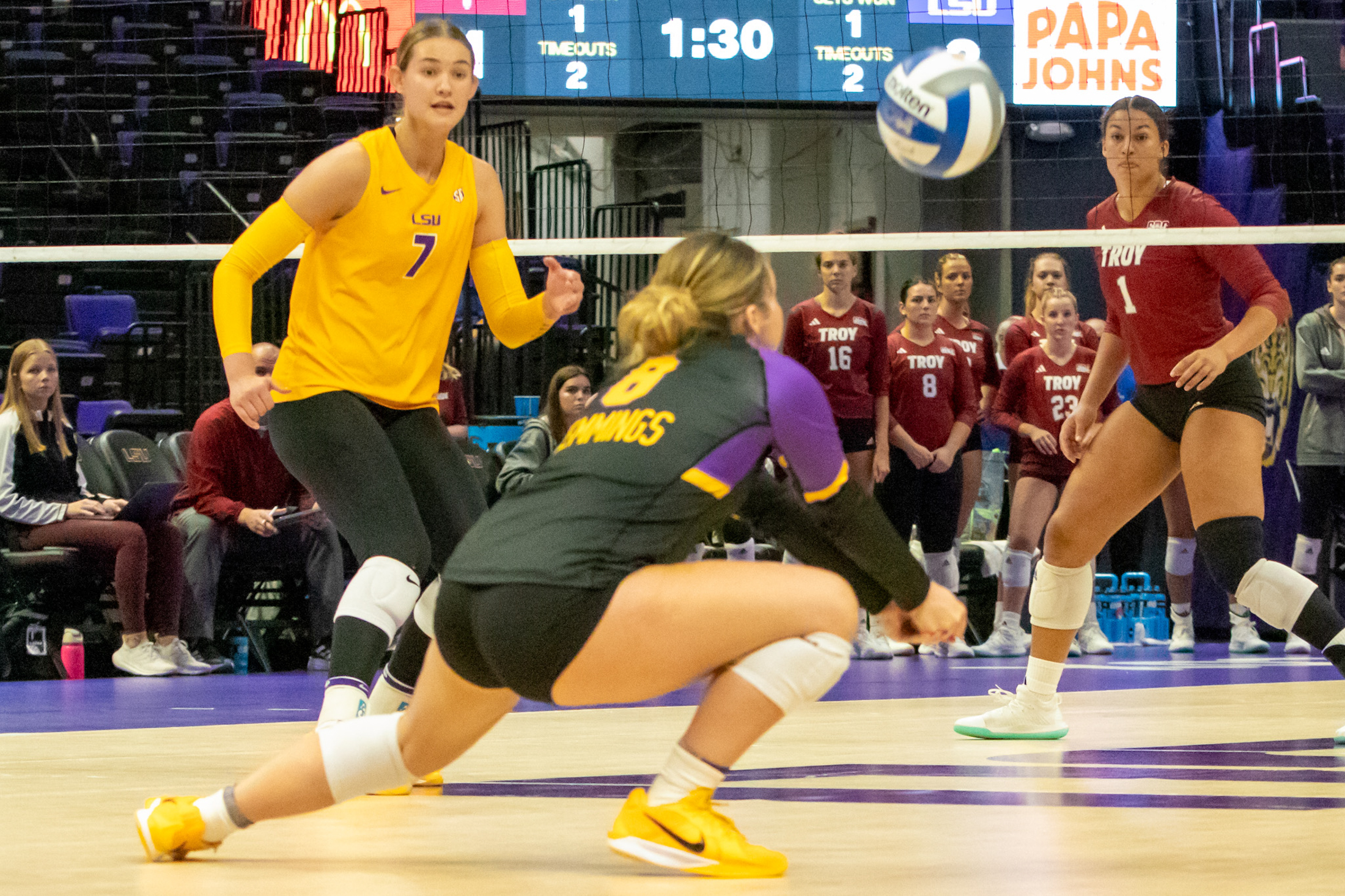 PHOTOS: LSU volleyball falls to Troy 3-2