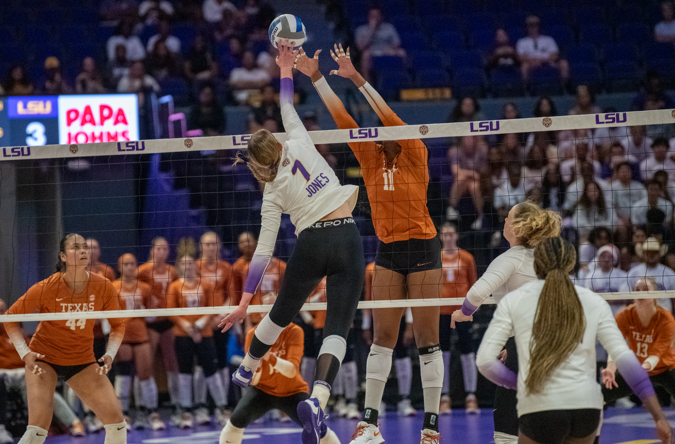 PHOTOS: LSU volleyball falls to Texas 3-0