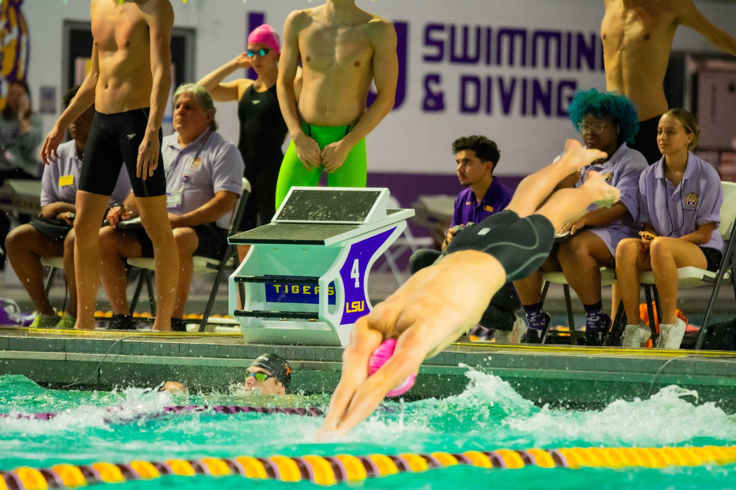 PHOTOS: LSU swim and dive falls to Texas