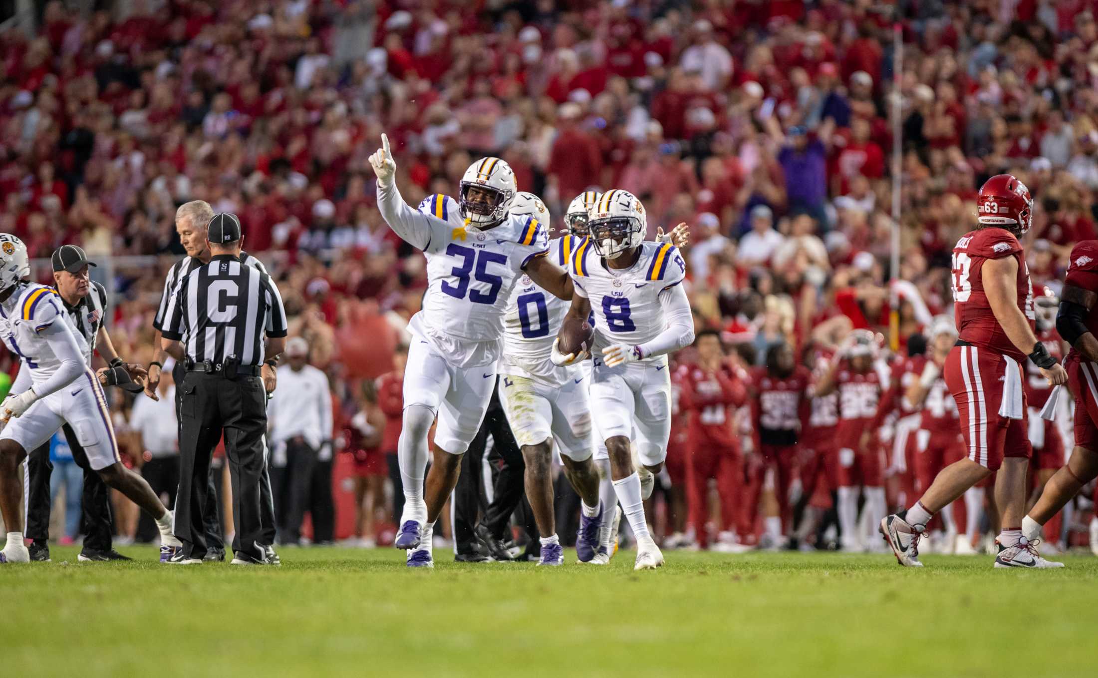 PHOTOS: LSU football beats Arkansas 34-10