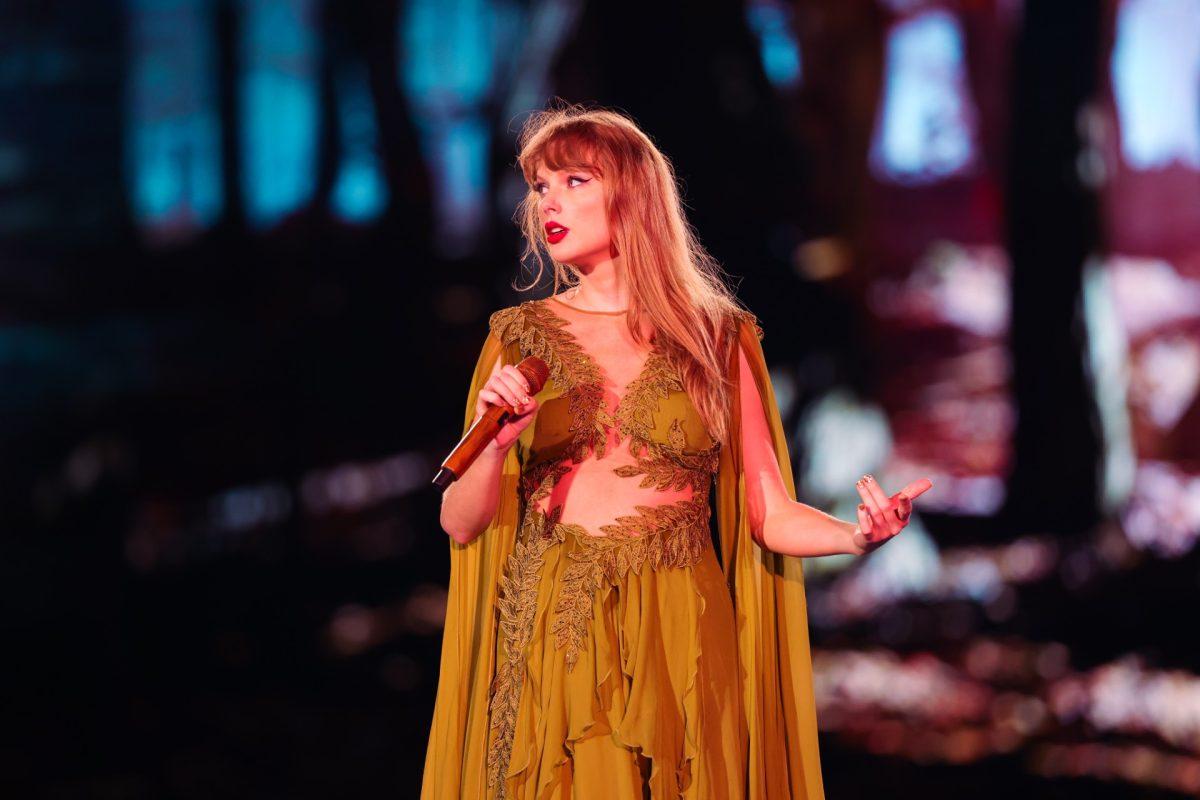 Taylor Swift performs her third night of the Eras Tour in New Orleans on Sunday, Oct. 27, 2024