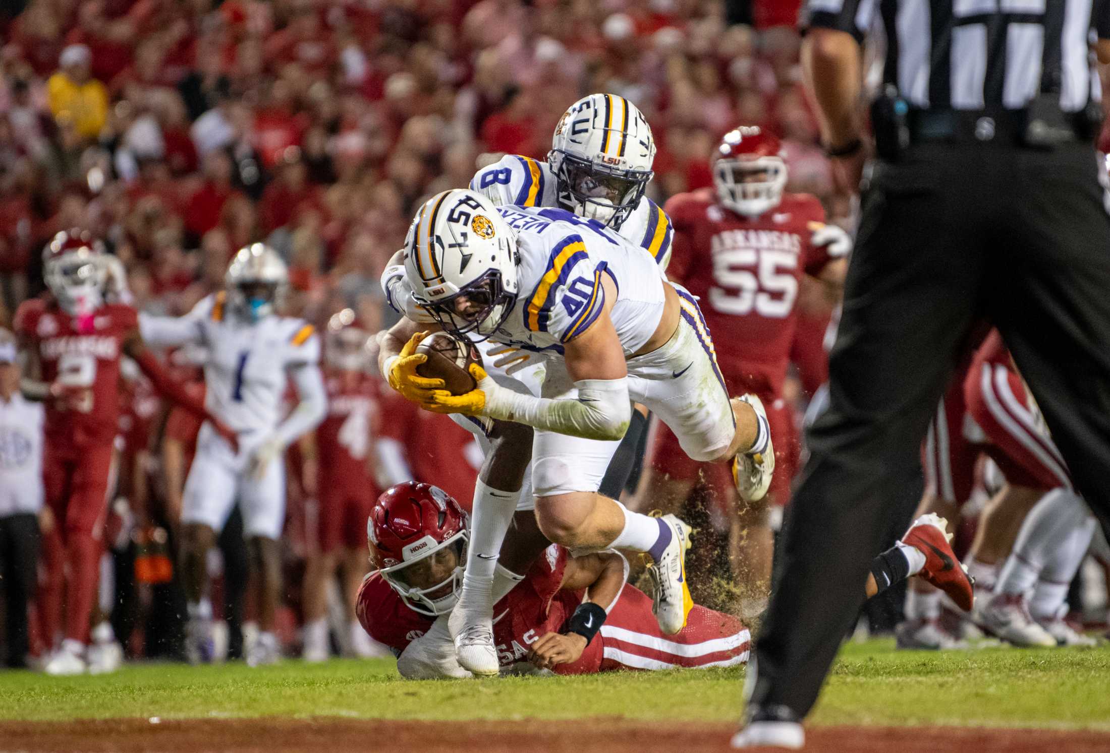 PHOTOS: LSU football beats Arkansas 34-10