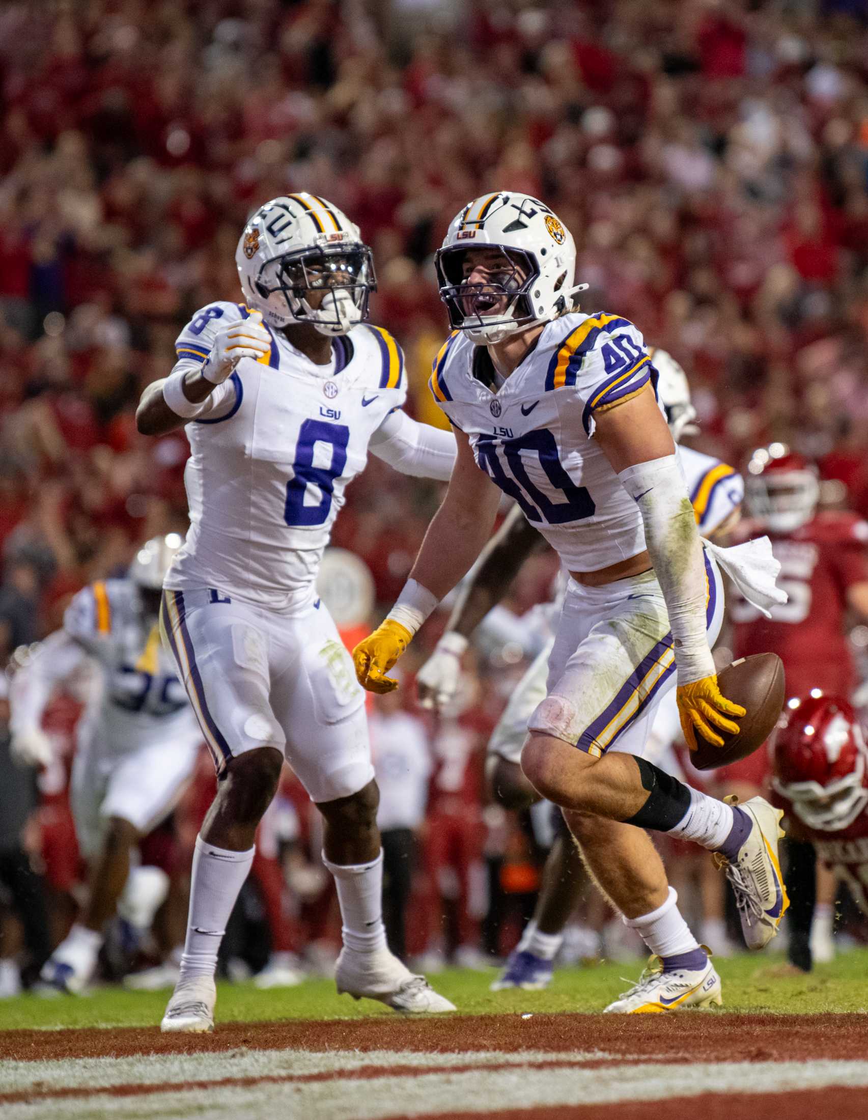 PHOTOS: LSU football beats Arkansas 34-10