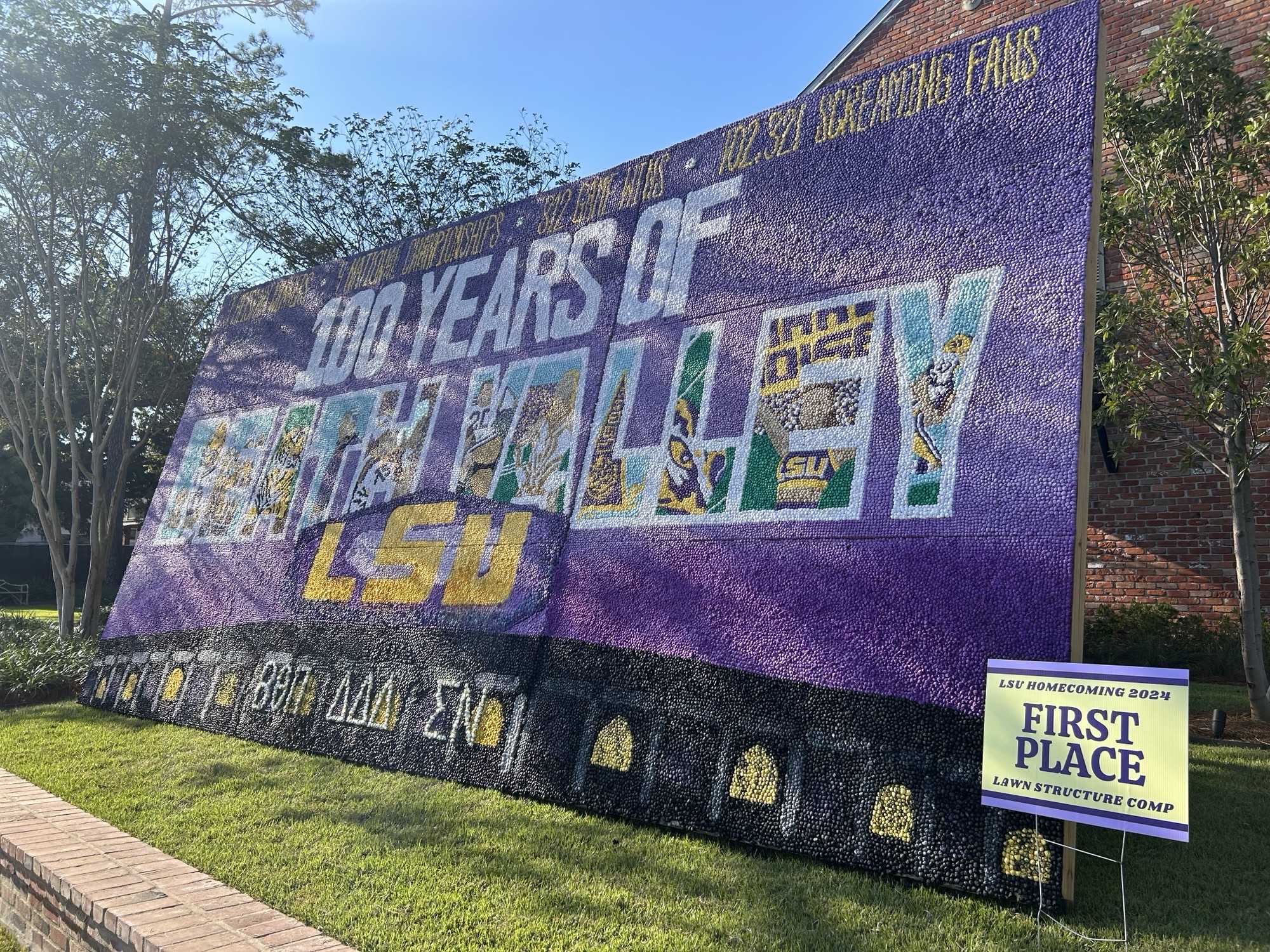 Top five favorite LSU Greek Life Homecoming boards celebrating 100 years of Tiger Stadium