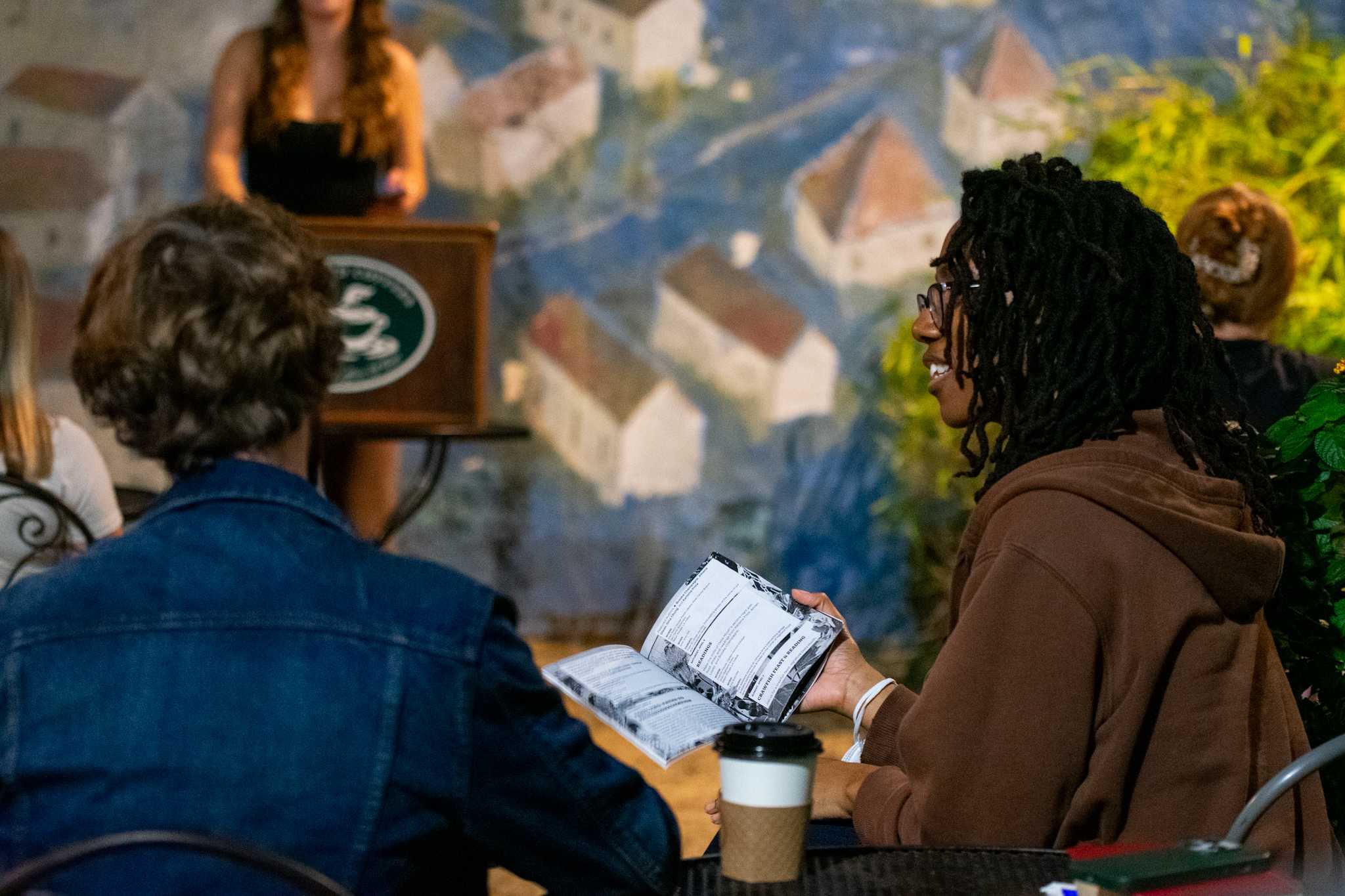 PHOTOS: LSU Delta Journal holds reading open mic night at Highland Coffees