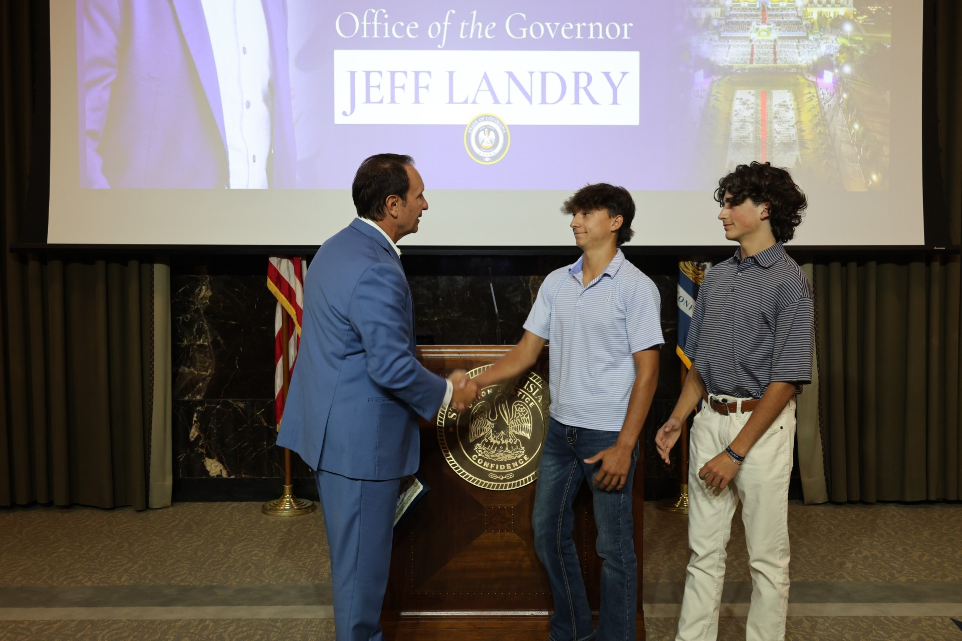 Governor Jeff Landry recognizes Louisiana&#8217;s heroes of Hurricane Francine