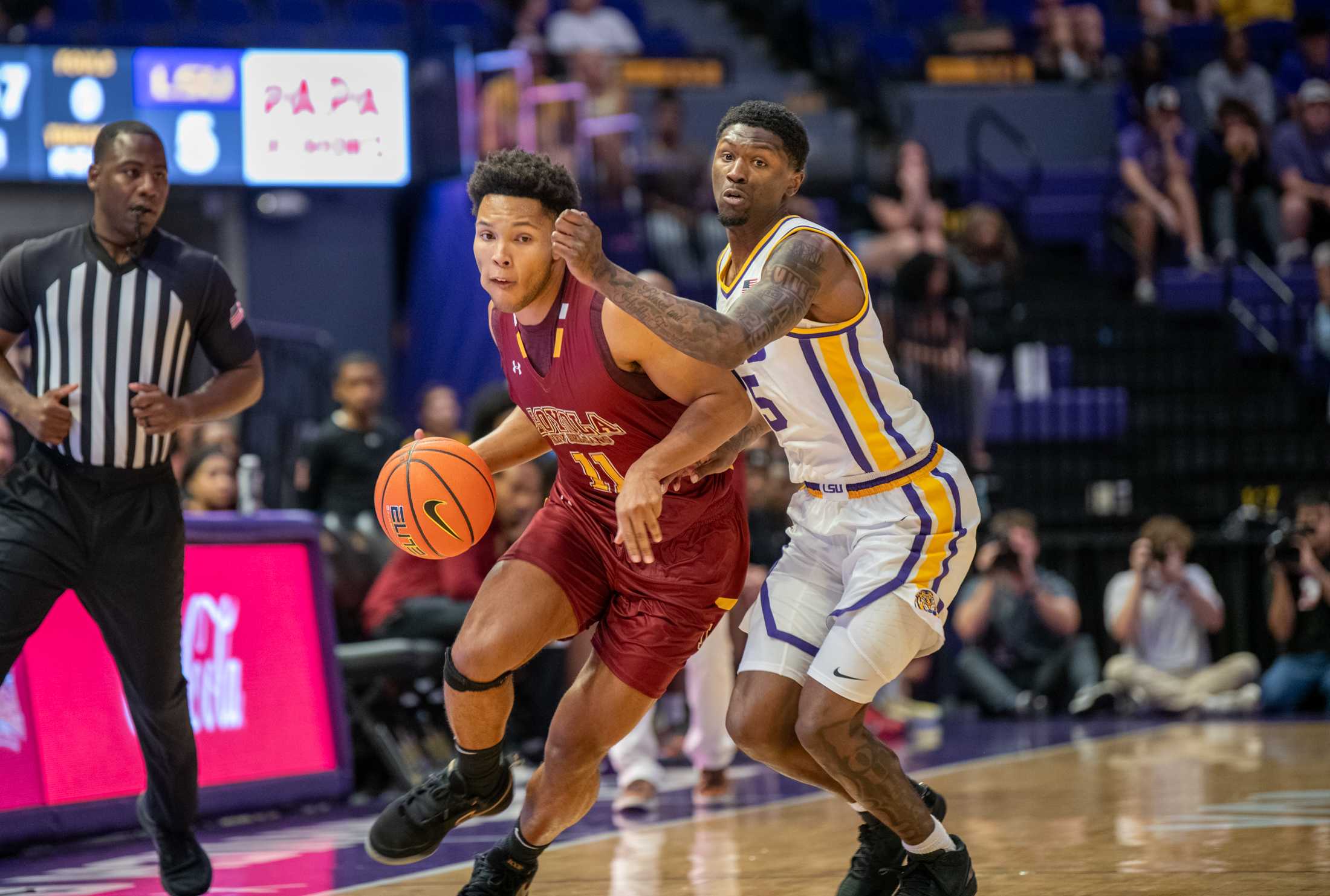 PHOTOS: LSU men's basketball wins 110-48 in exhibition game against Loyola