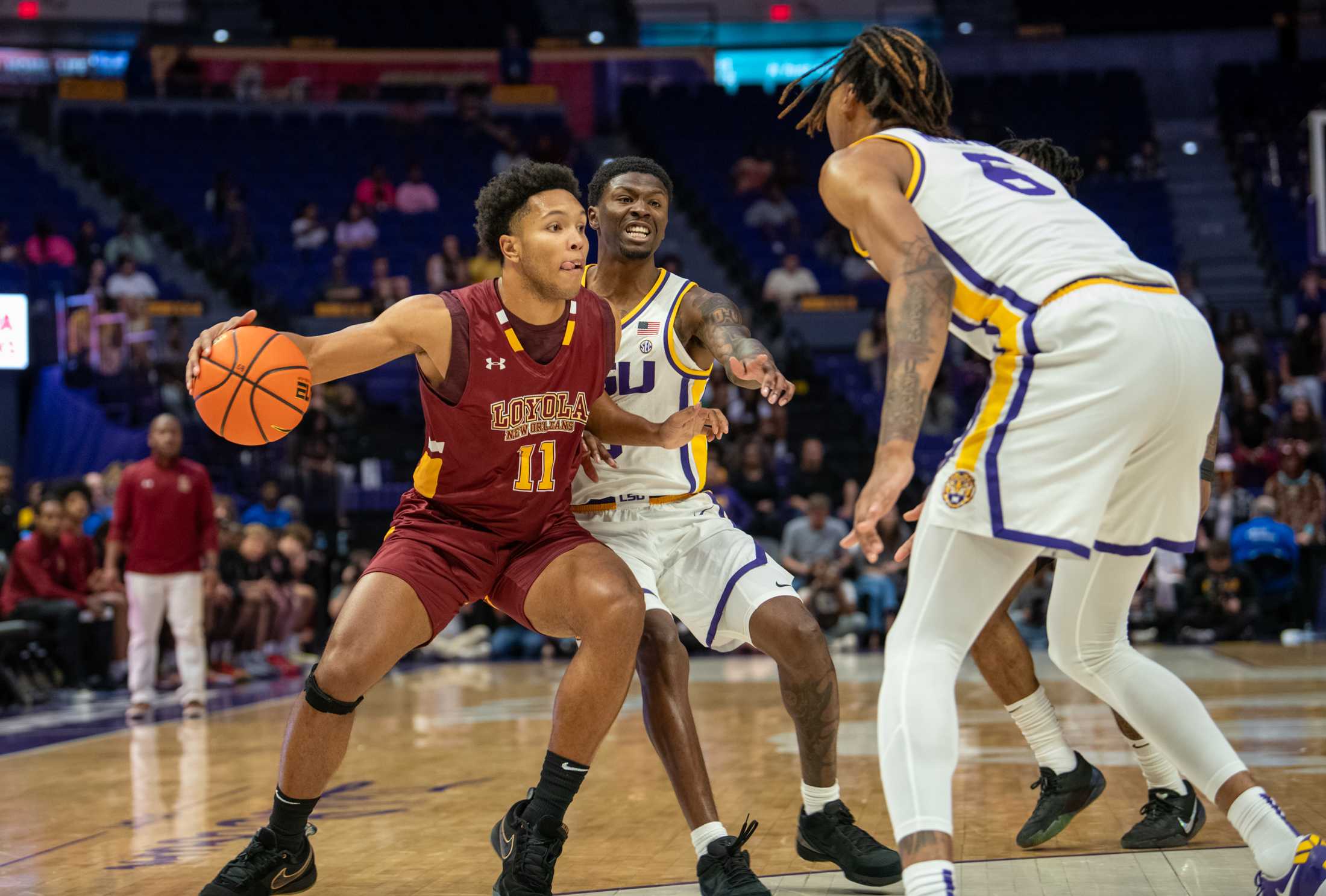 PHOTOS: LSU men's basketball wins 110-48 in exhibition game against Loyola