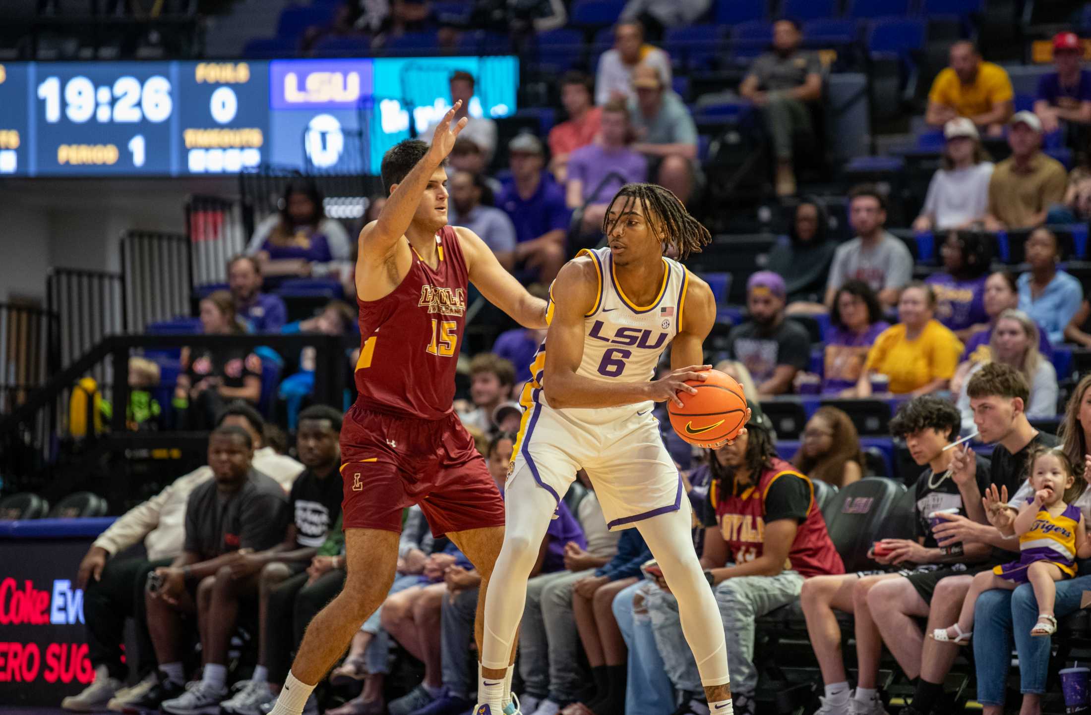 PHOTOS: LSU men's basketball wins 110-48 in exhibition game against Loyola