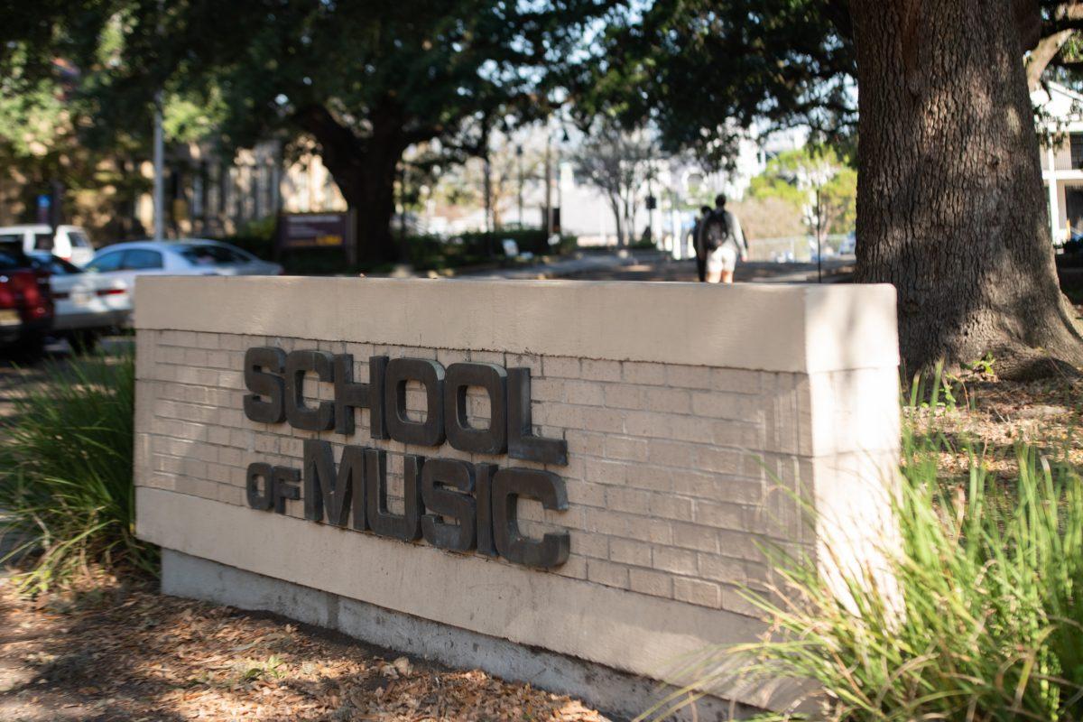 The School of Music sits on Wednesday, Nov. 2, 2022, at LSU's campus in Baton Rouge, La.