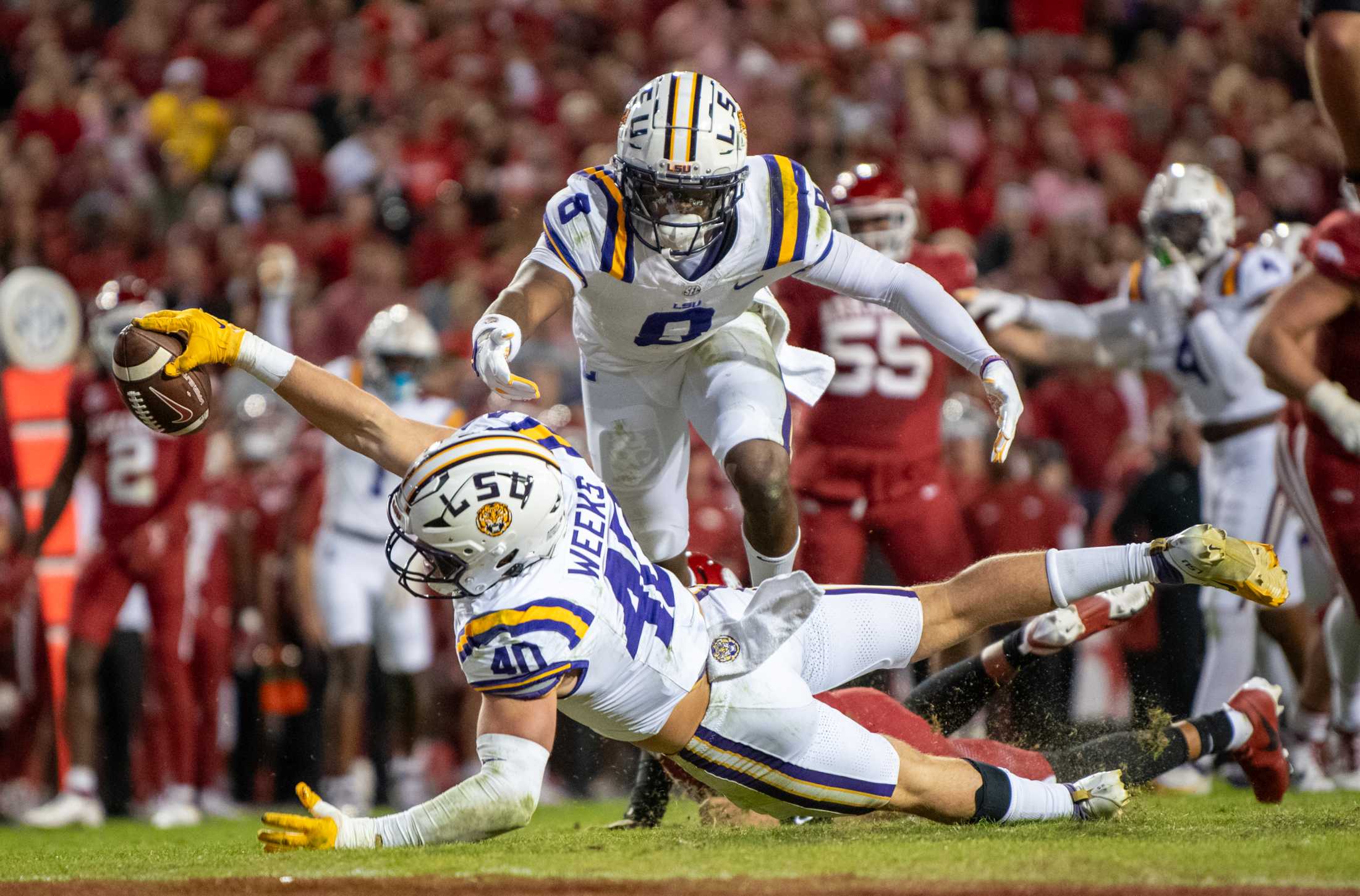 PHOTOS: LSU football beats Arkansas 34-10