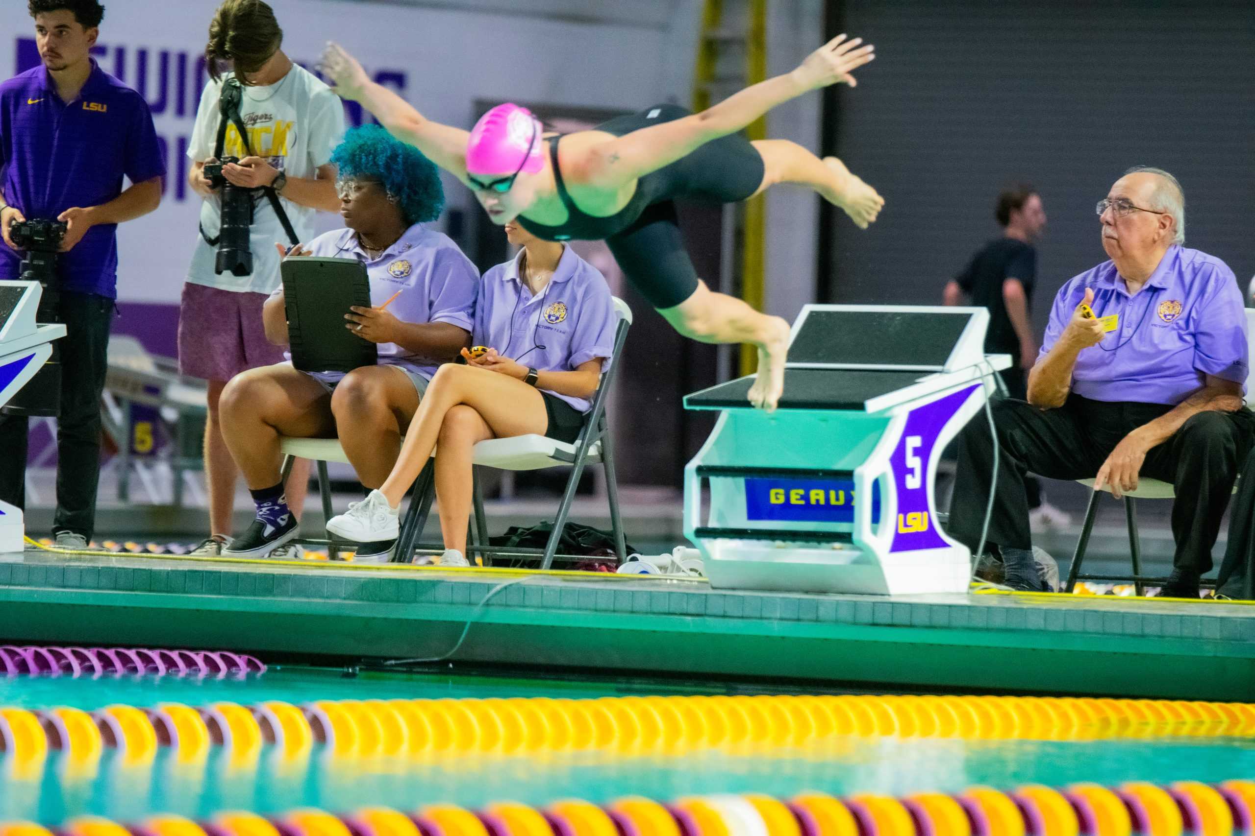 PHOTOS: LSU swim and dive falls to Texas