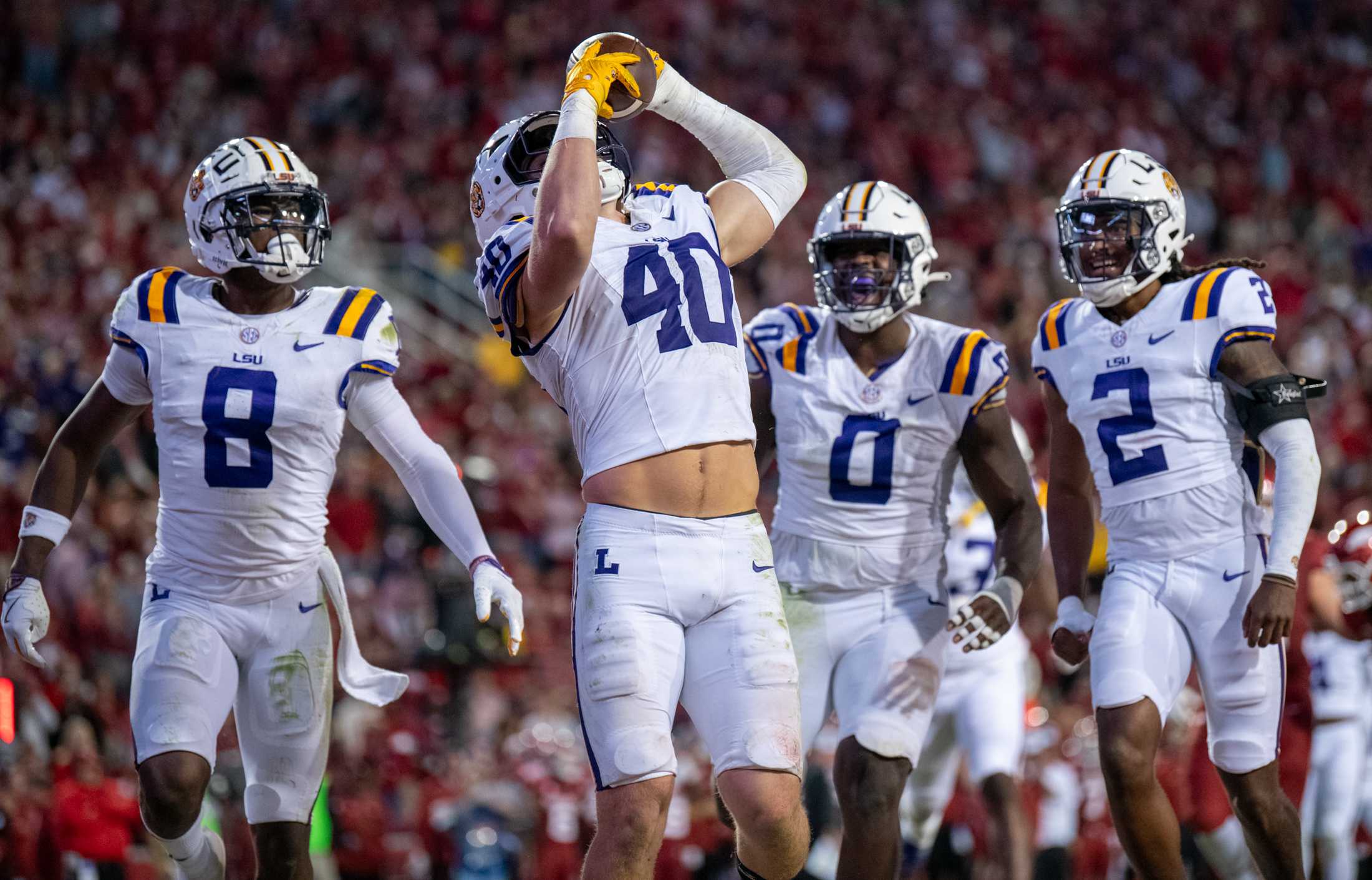 PHOTOS: LSU football beats Arkansas 34-10