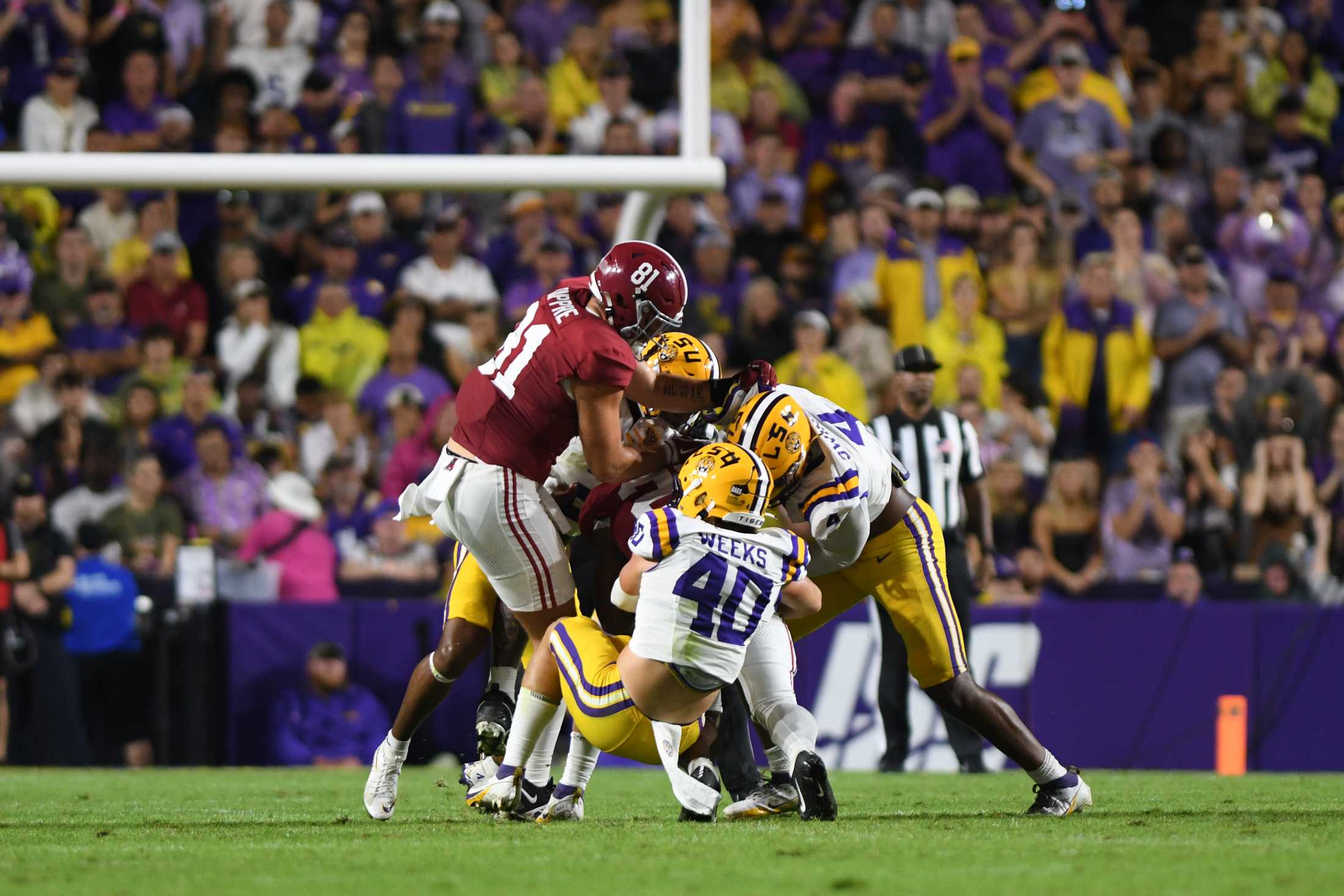 PHOTOS: LSU football suffers third loss of the season to Alabama