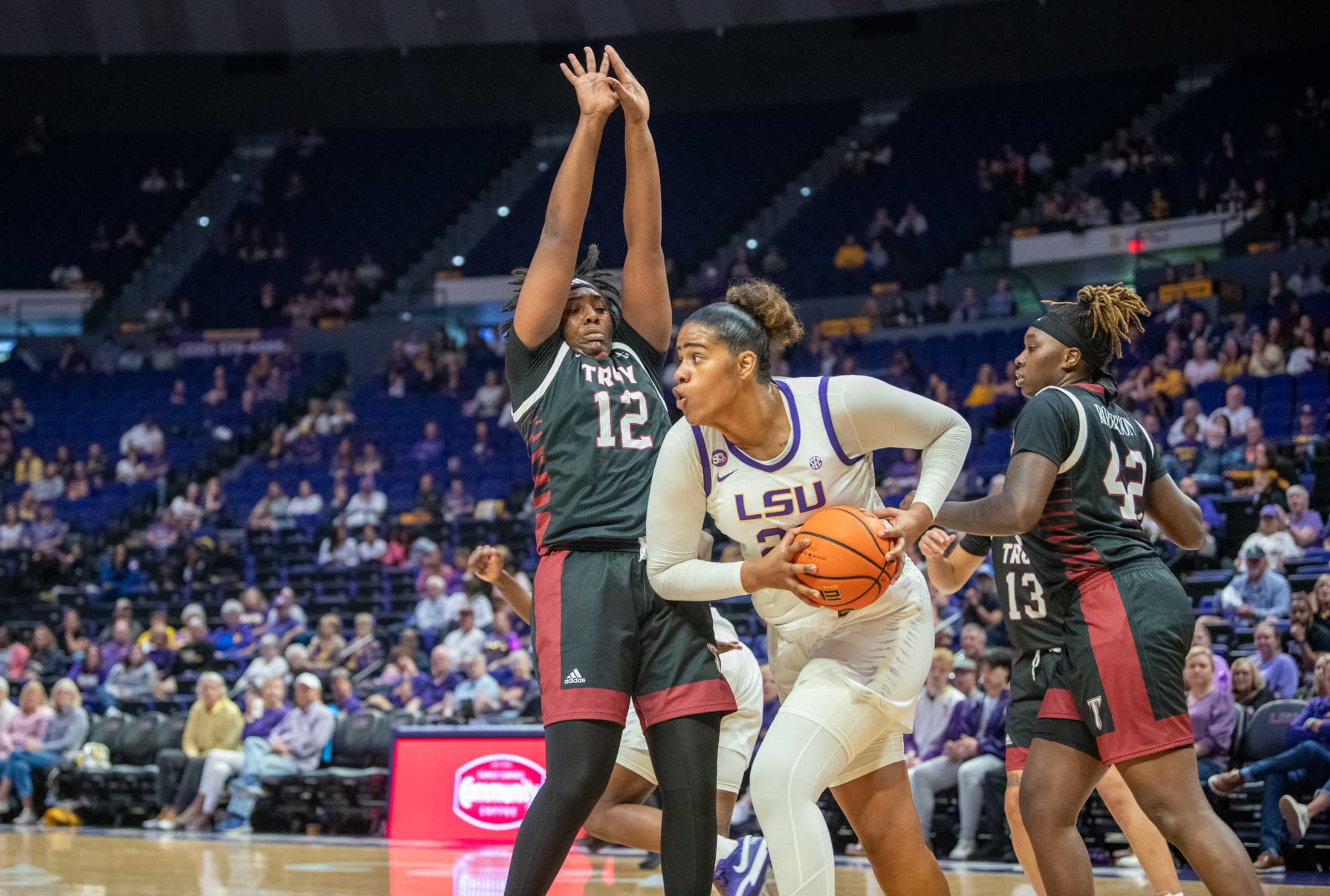 PHOTOS: LSU women's basketball defeats Troy in the PMAC