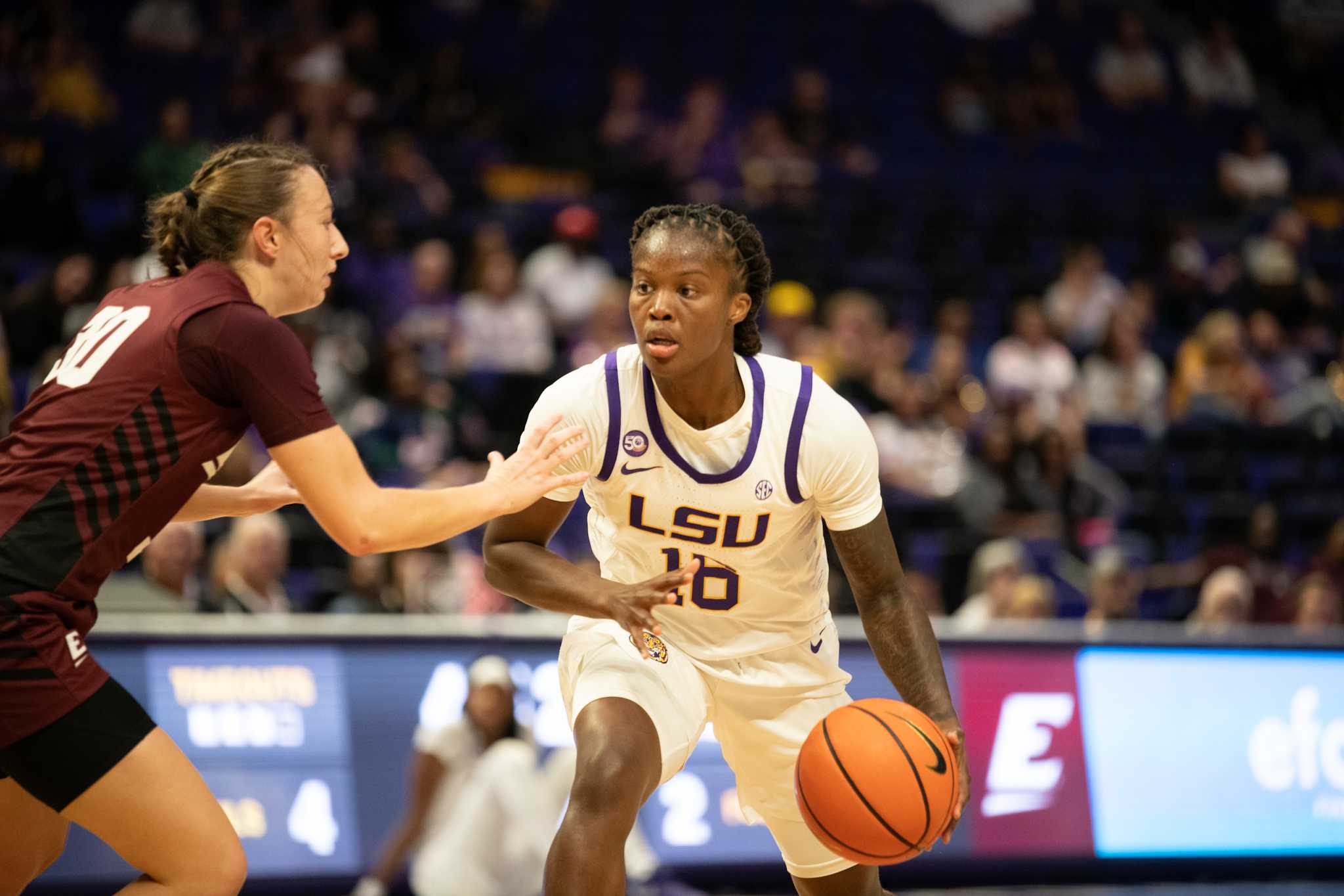 PHOTOS: LSU women's basketball faces Eastern Kentucky in the PMAC