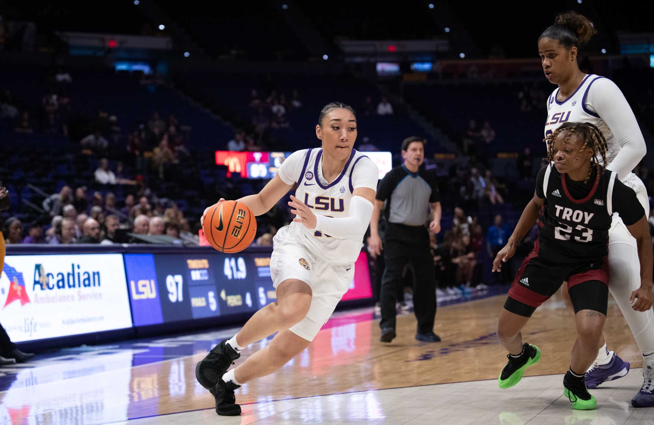 PHOTOS: LSU women's basketball defeats Troy in the PMAC