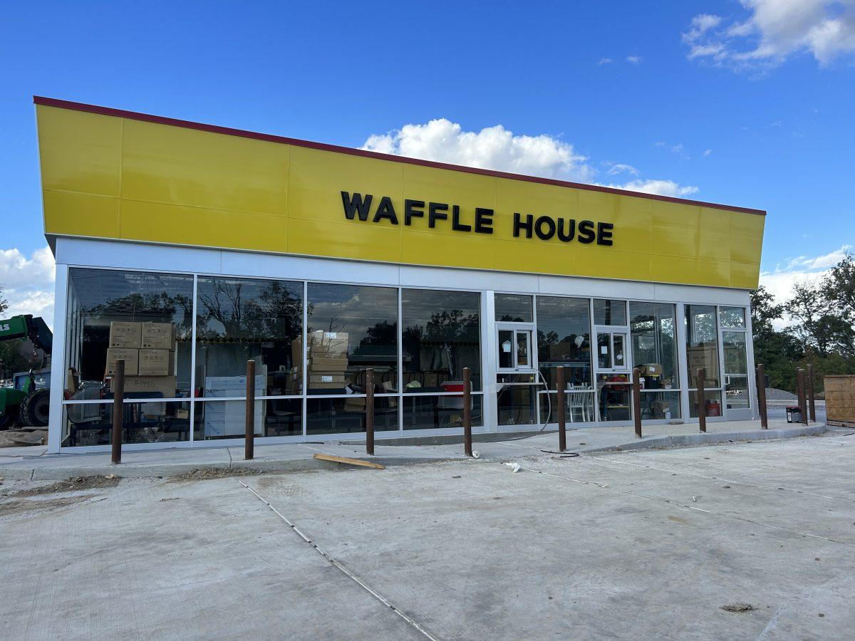 <p>Baton Rouge's newest Waffle House under construction, located at 885 Frogmore Drive taken on Sunday Nov. 3.</p>