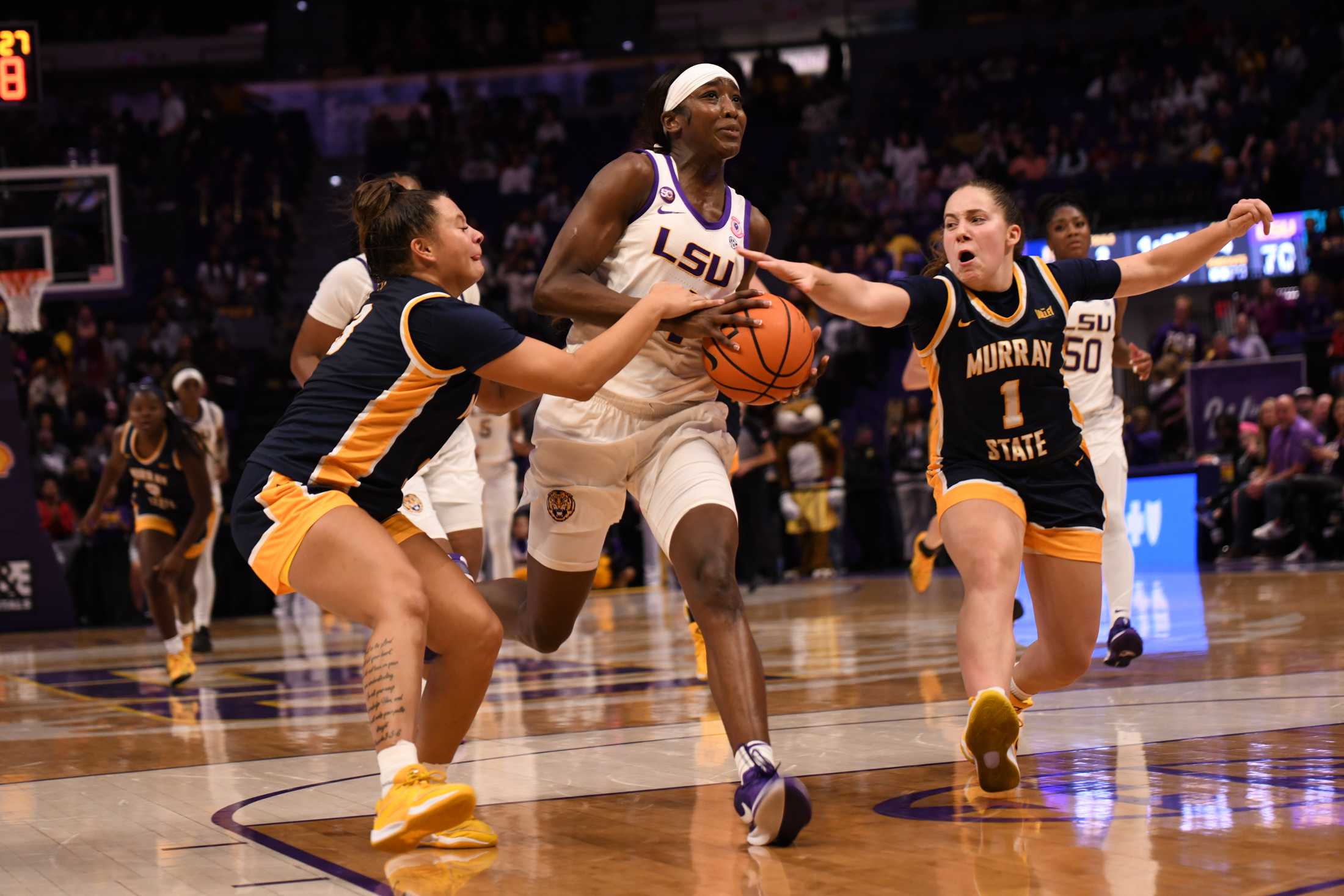 PHOTOS: LSU women's basketball avoids upset against Murray State