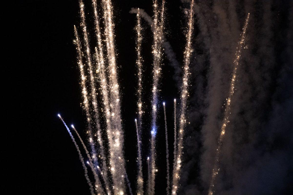 LSU football fireworks go off Saturday, Nov. 30, 2024, after LSU's 37-17 win over Oklahaoma at Tiger Stadium in Baton Rouge, La.