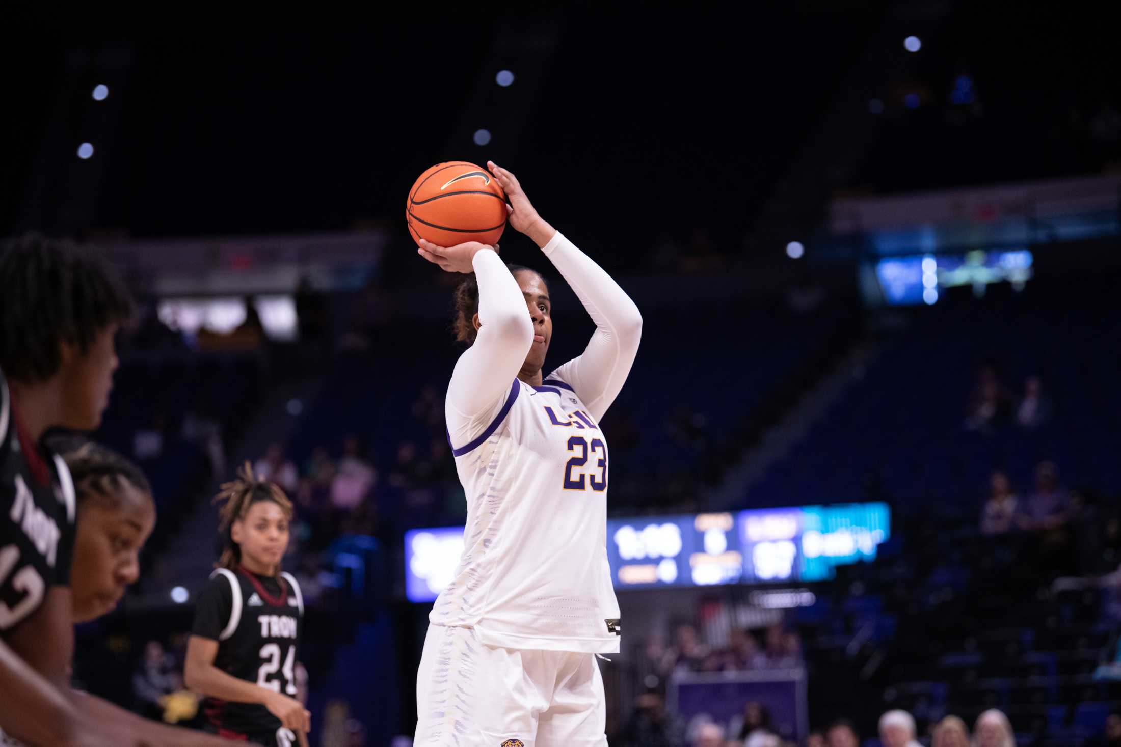 PHOTOS: LSU women's basketball defeats Troy in the PMAC