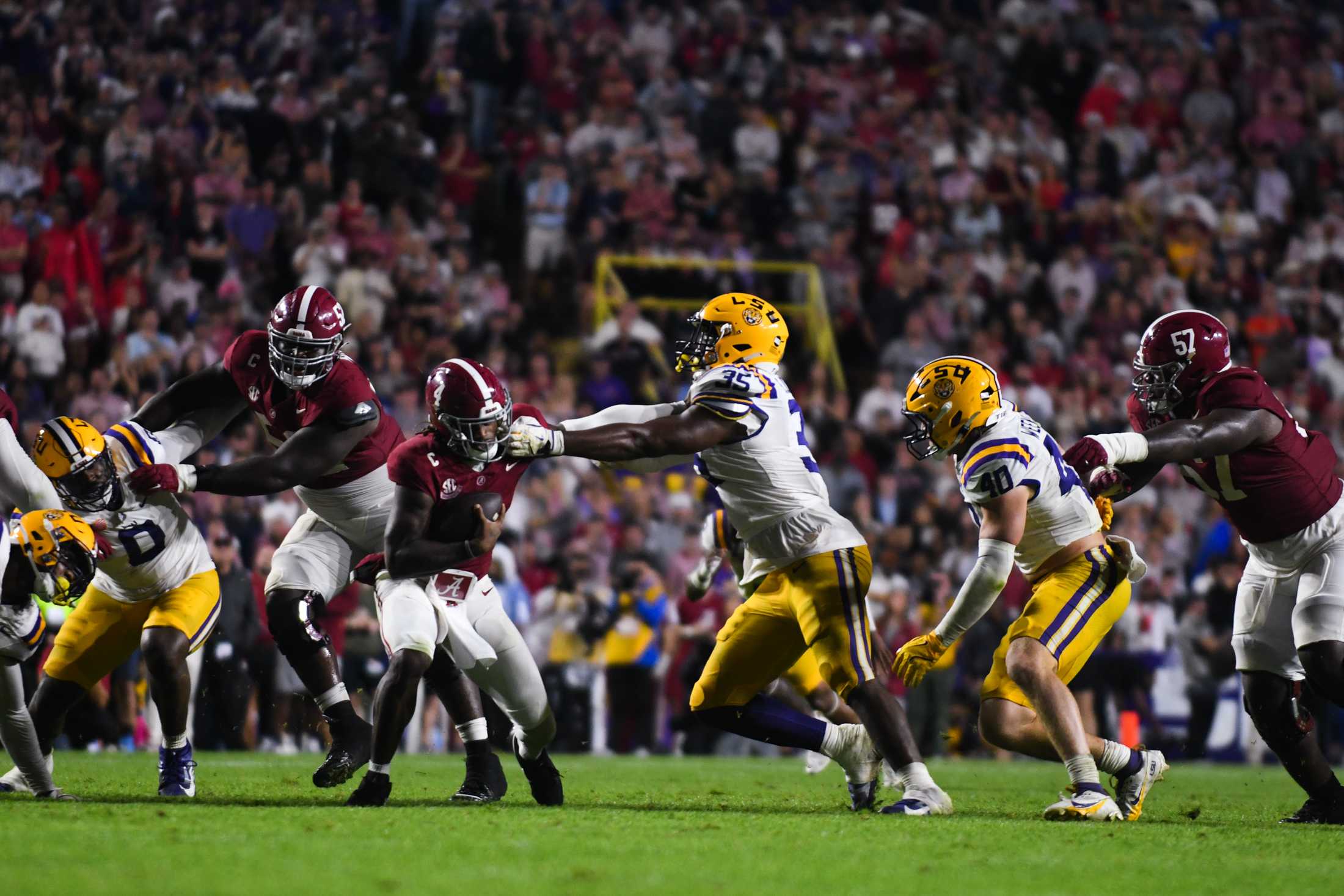 PHOTOS: LSU football suffers third loss of the season to Alabama