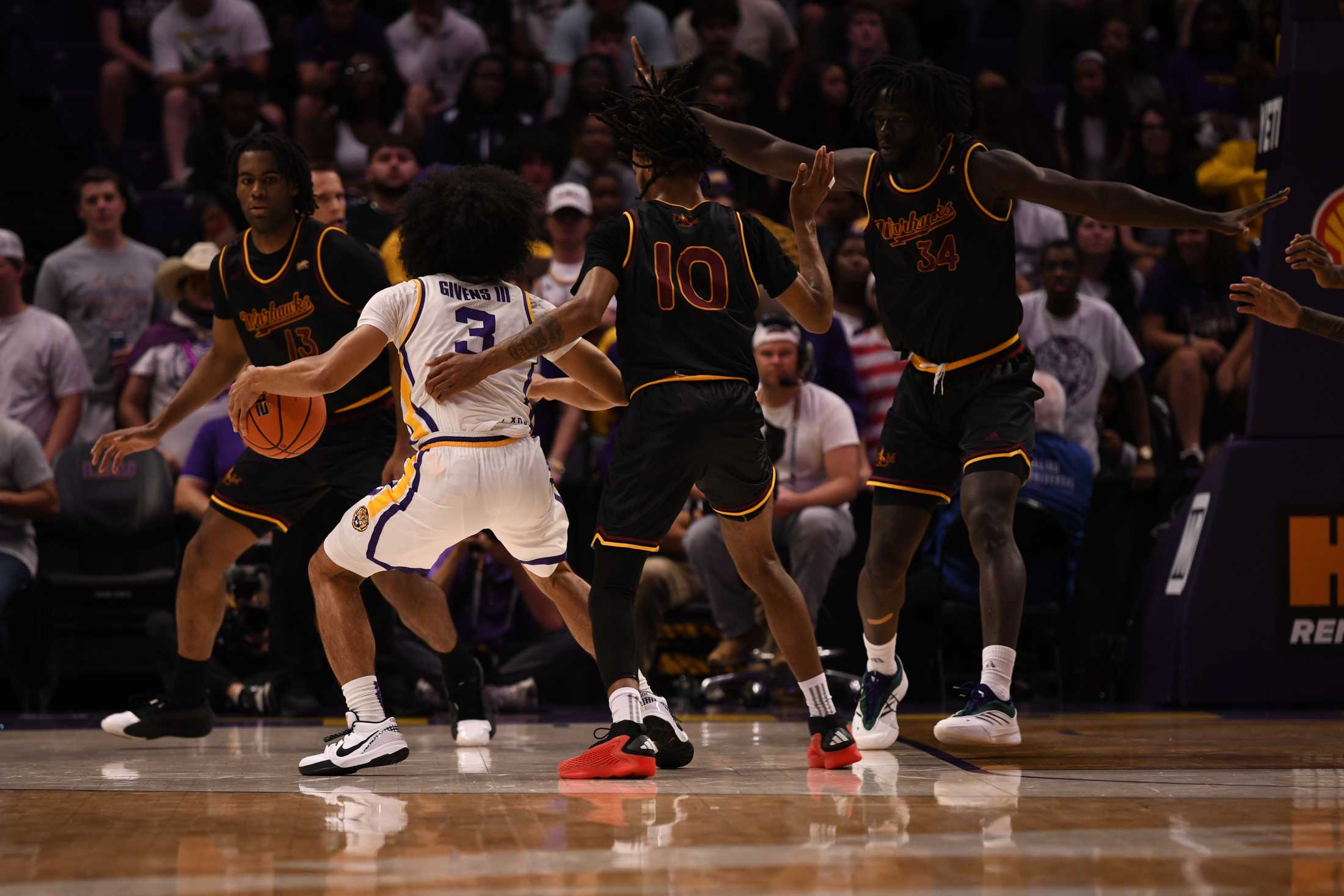 PHOTOS: LSU men's basketball plays ULM in PMAC