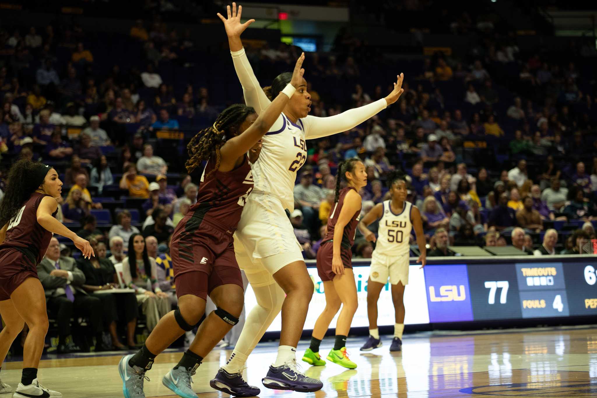 PHOTOS: LSU women's basketball faces Eastern Kentucky in the PMAC