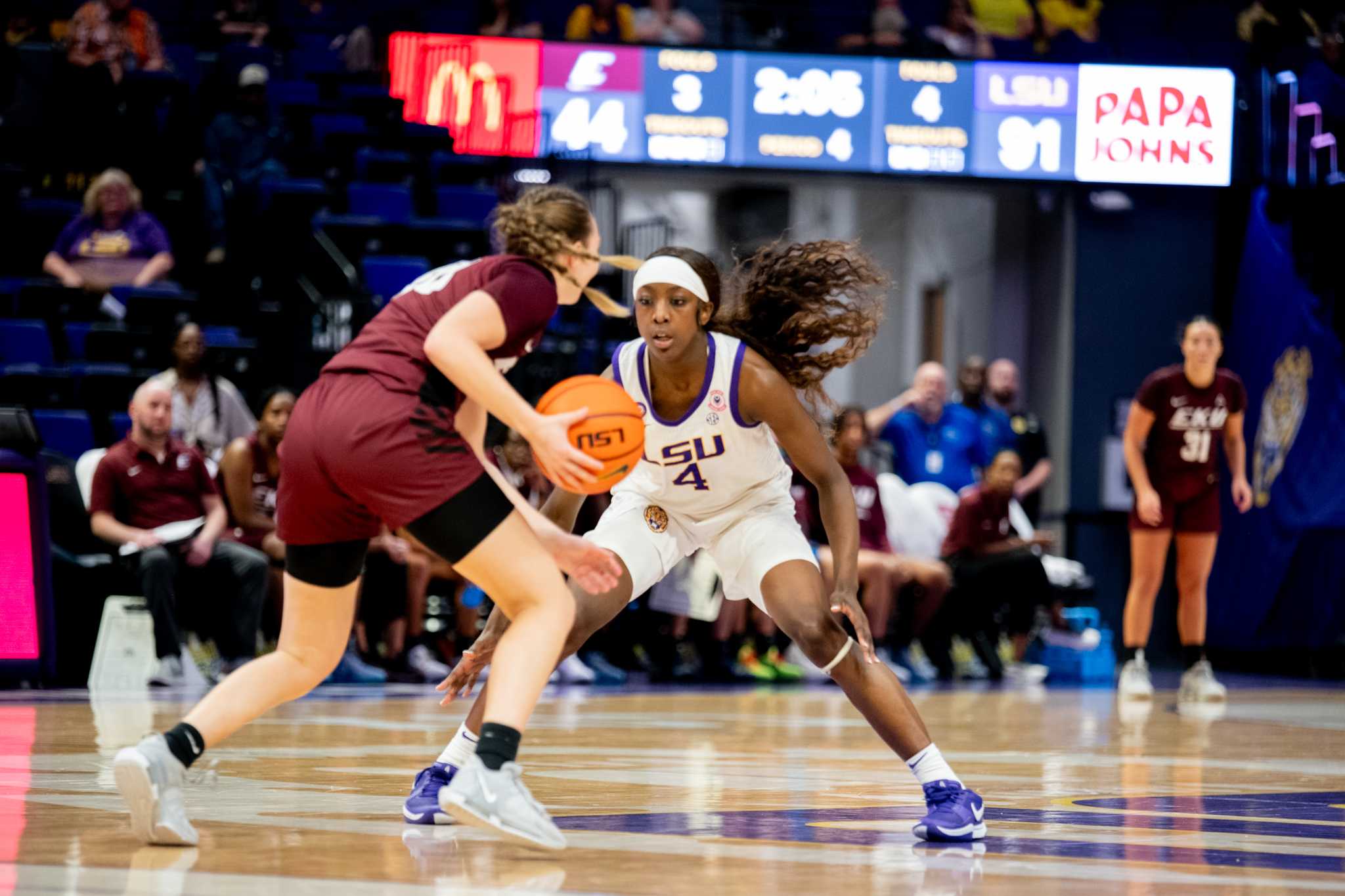 PHOTOS: LSU women's basketball faces Eastern Kentucky in the PMAC