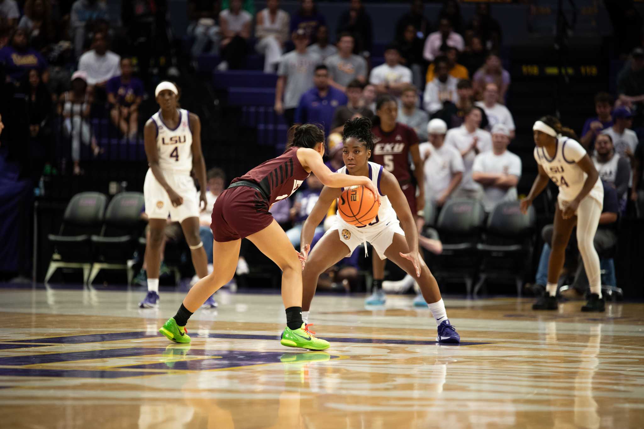 PHOTOS: LSU women's basketball faces Eastern Kentucky in the PMAC