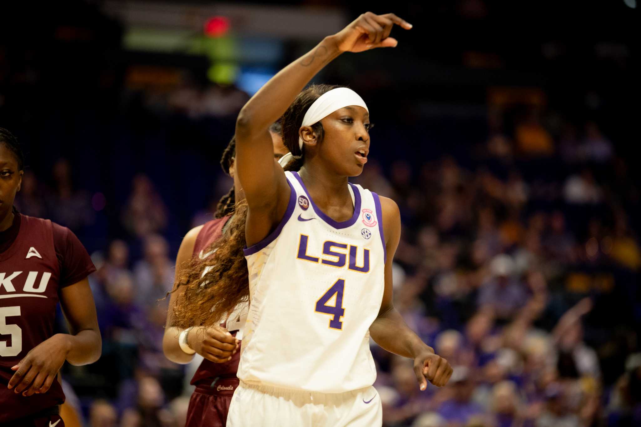 PHOTOS: LSU women's basketball faces Eastern Kentucky in the PMAC